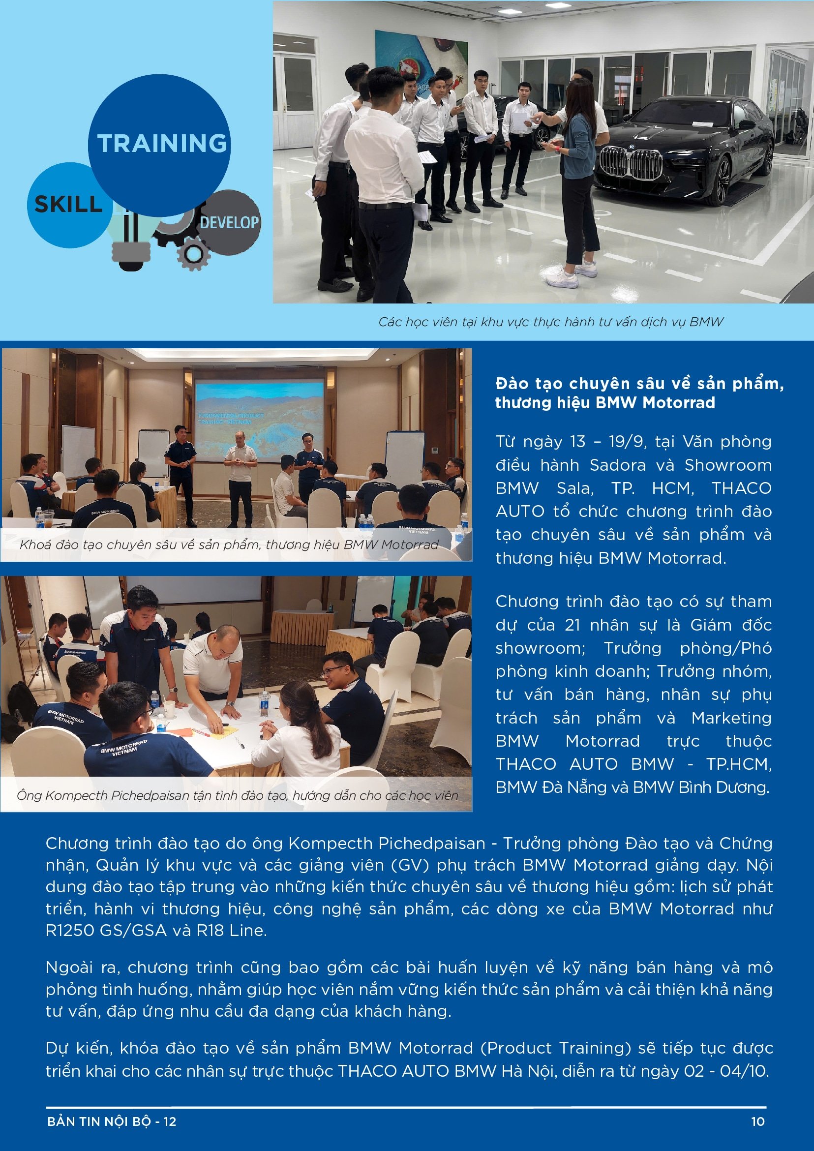 BẢN TIN NỘI BỘ SỐ 12-10