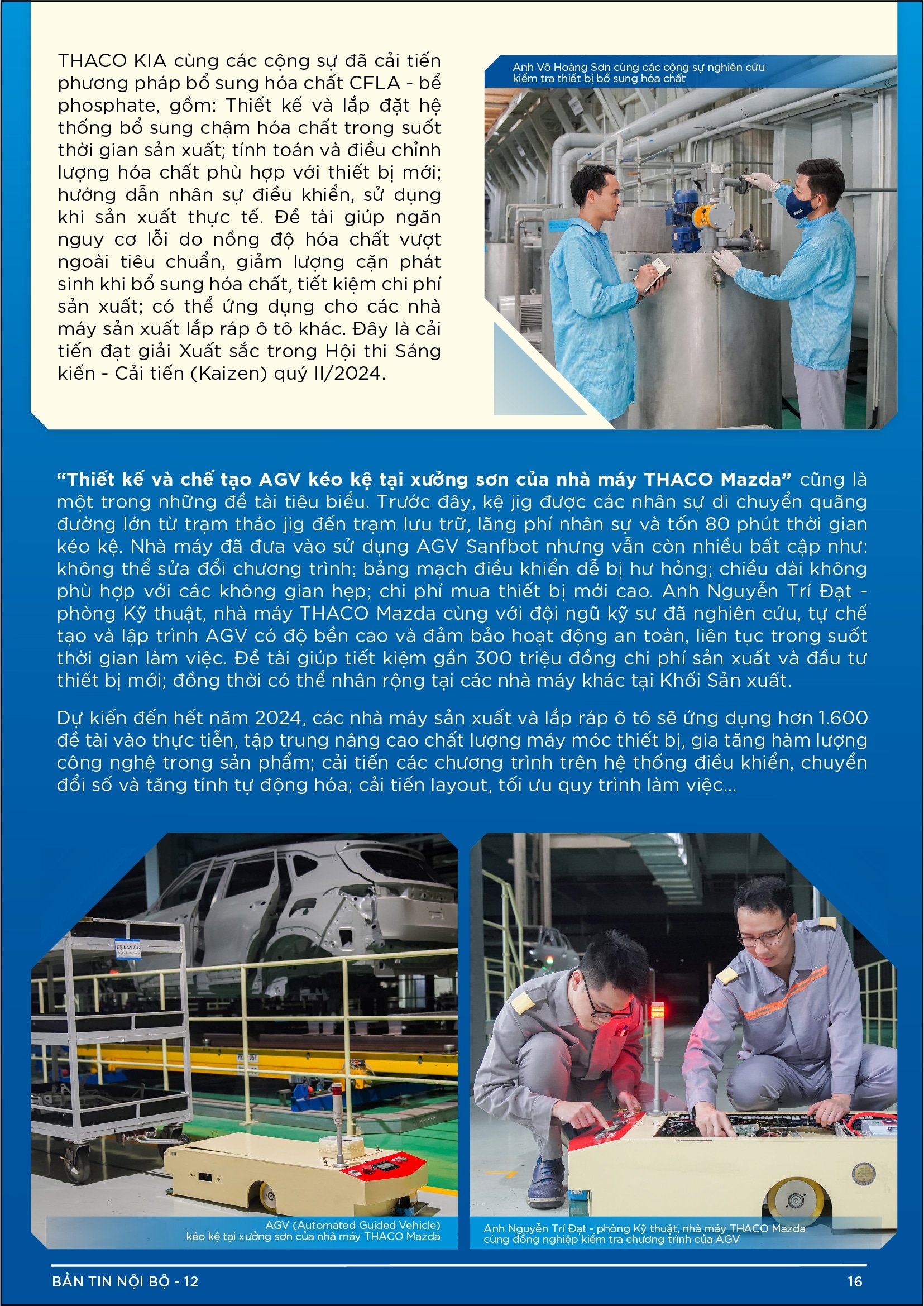 BẢN TIN NỘI BỘ SỐ 12-16