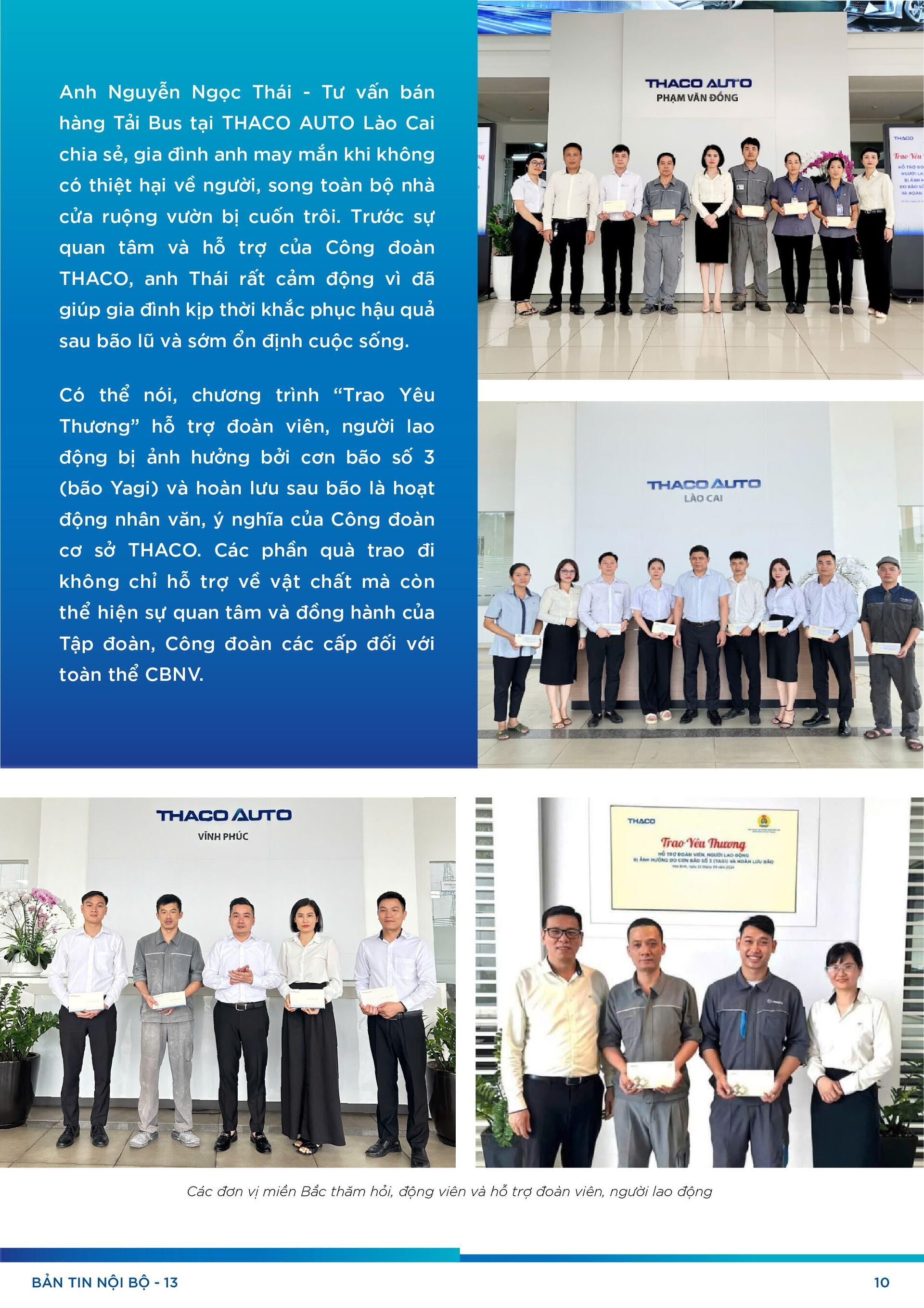 BẢN TIN NỘI BỘ SỐ 13-10