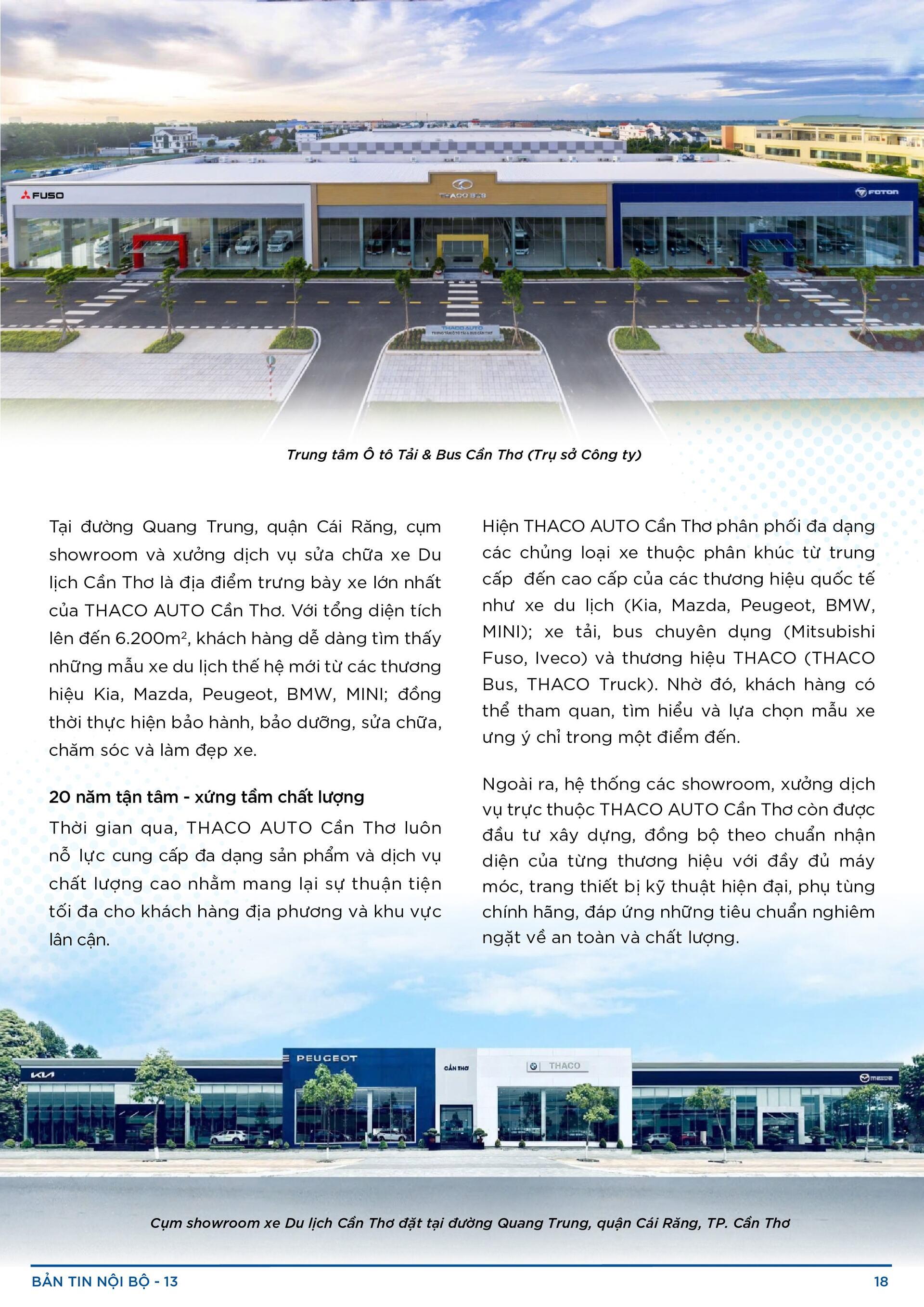 BẢN TIN NỘI BỘ SỐ 13-18