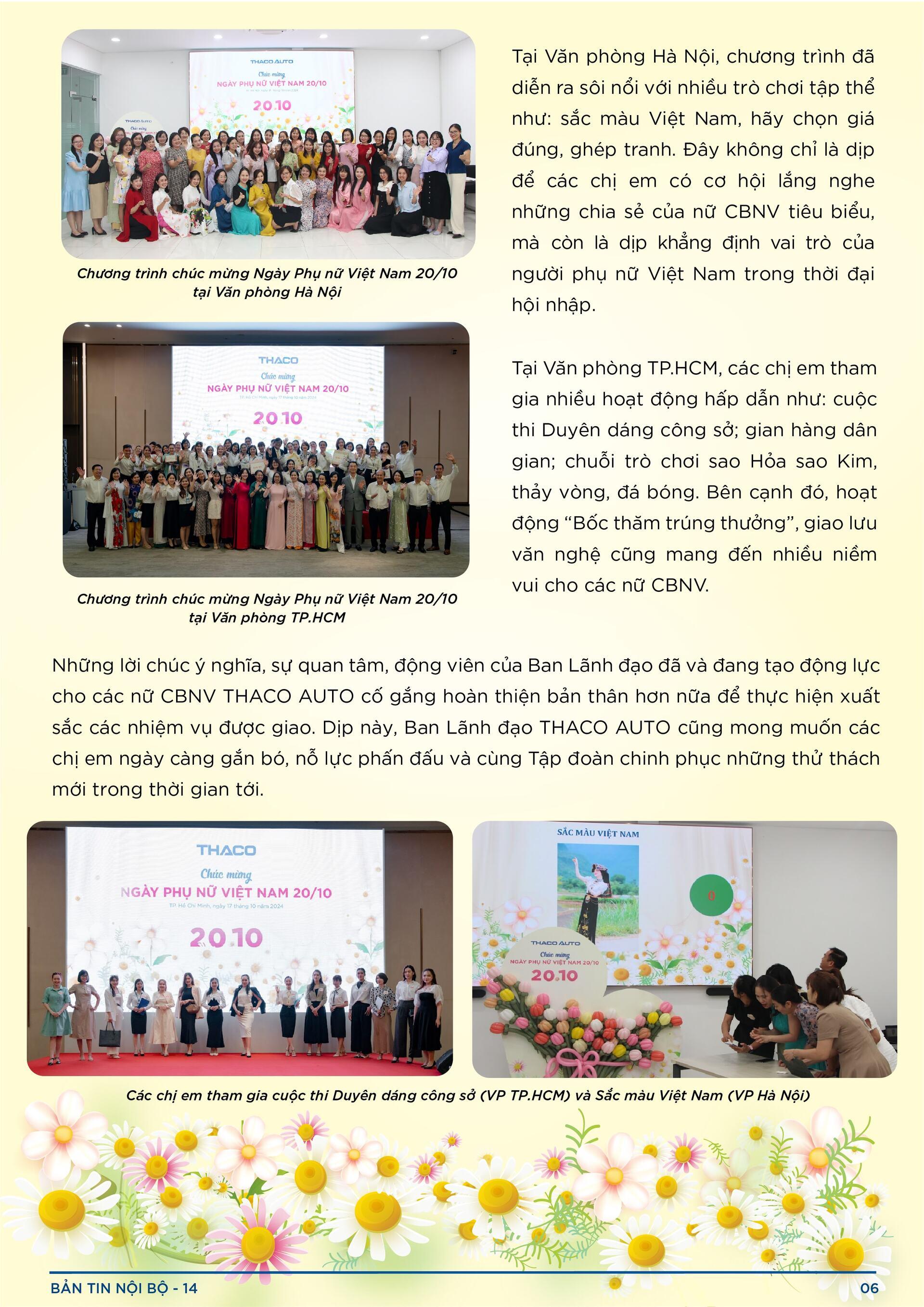 BẢN TIN NỘI BỘ SỐ 14-06