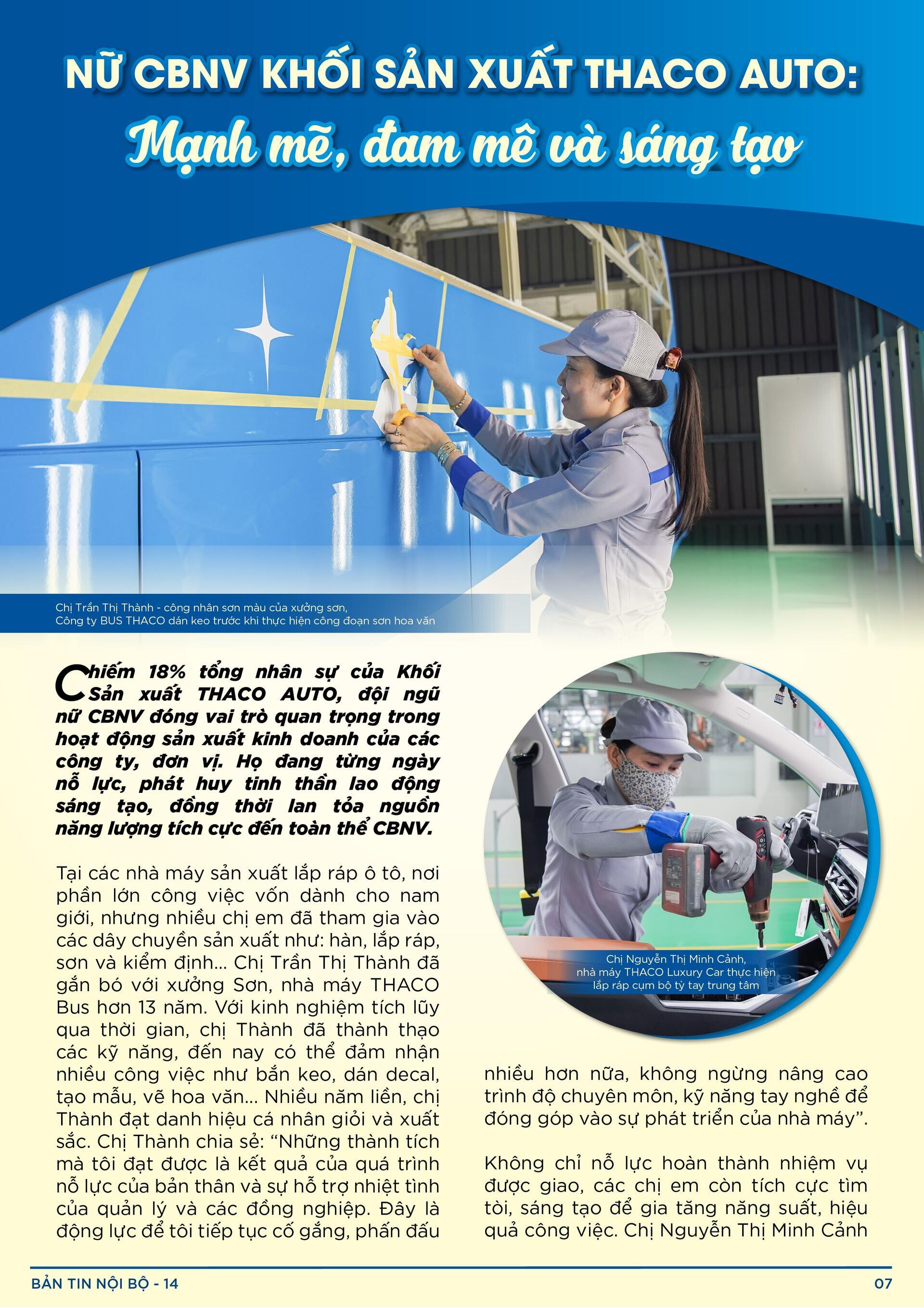 BẢN TIN NỘI BỘ SỐ 14-07