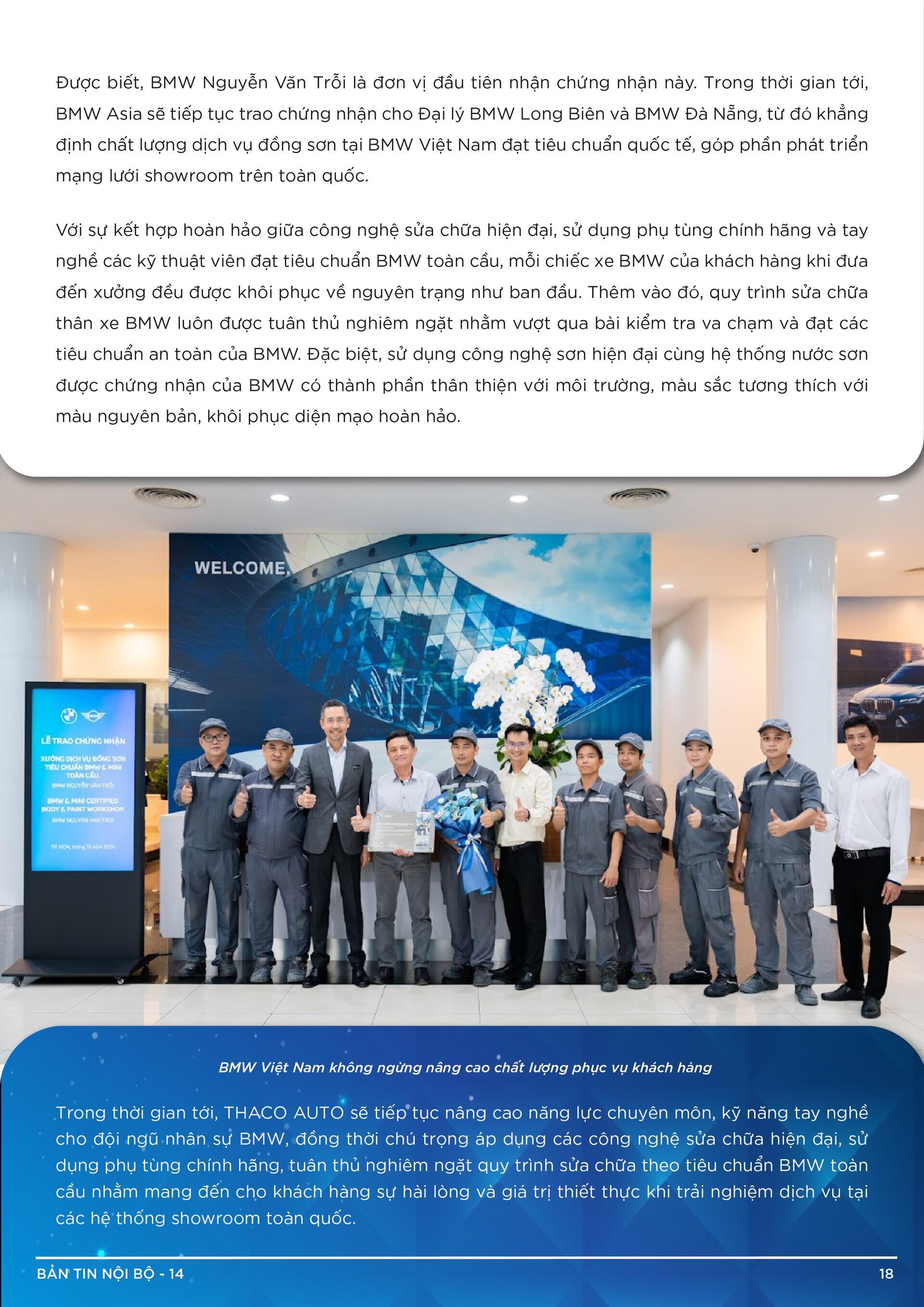 BẢN TIN NỘI BỘ SỐ 14-18