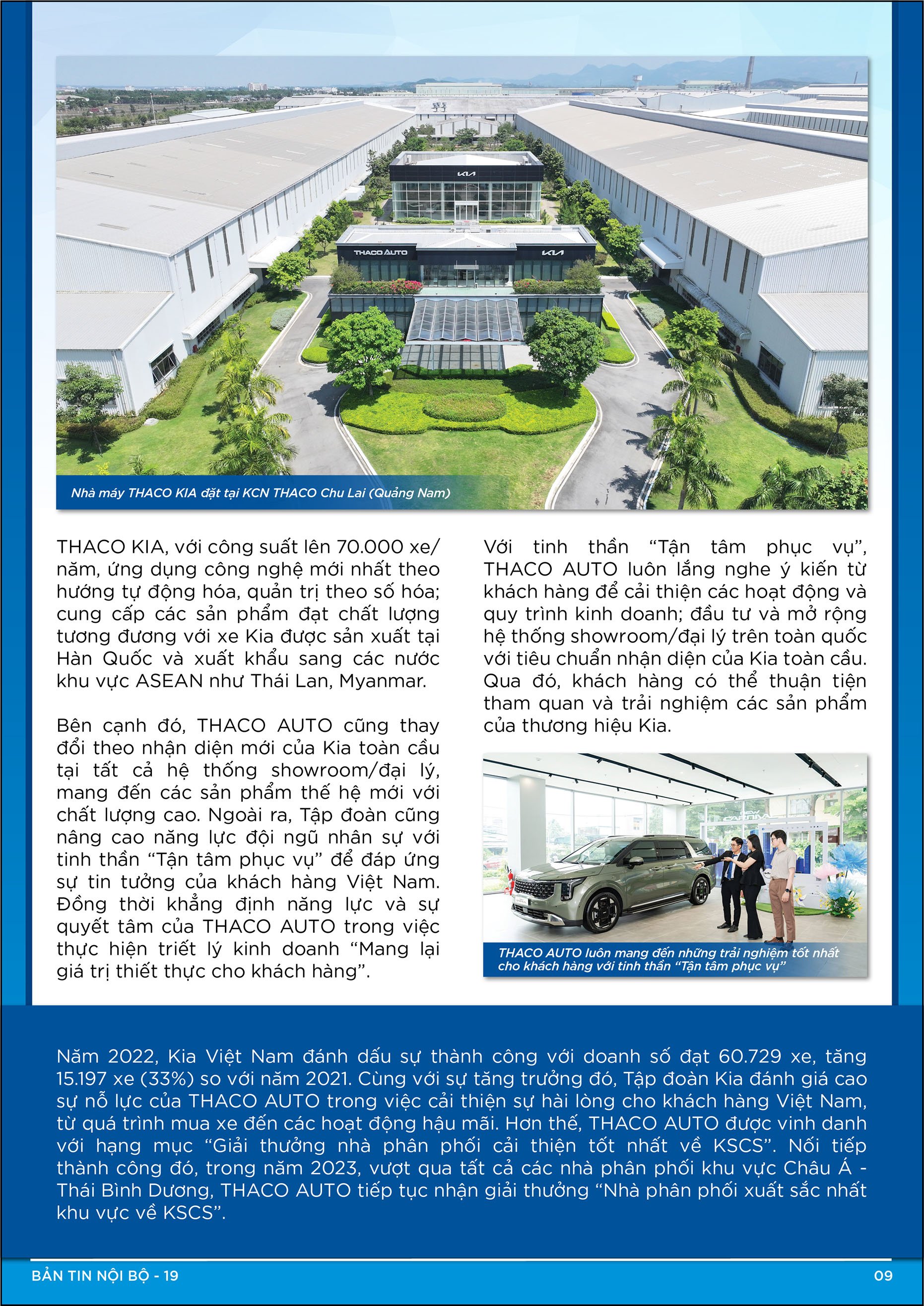 BẢN TIN NỘI BỘ SỐ 19-09