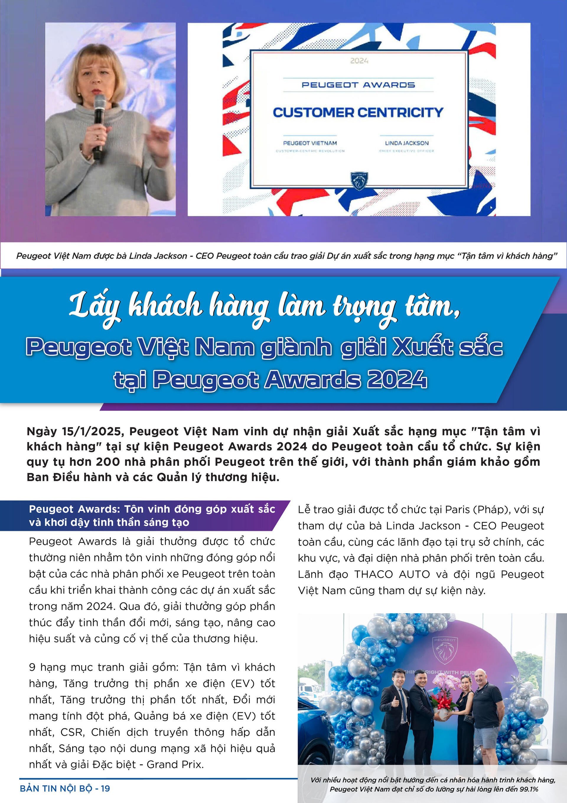 BẢN TIN NỘI BỘ SỐ 19-10