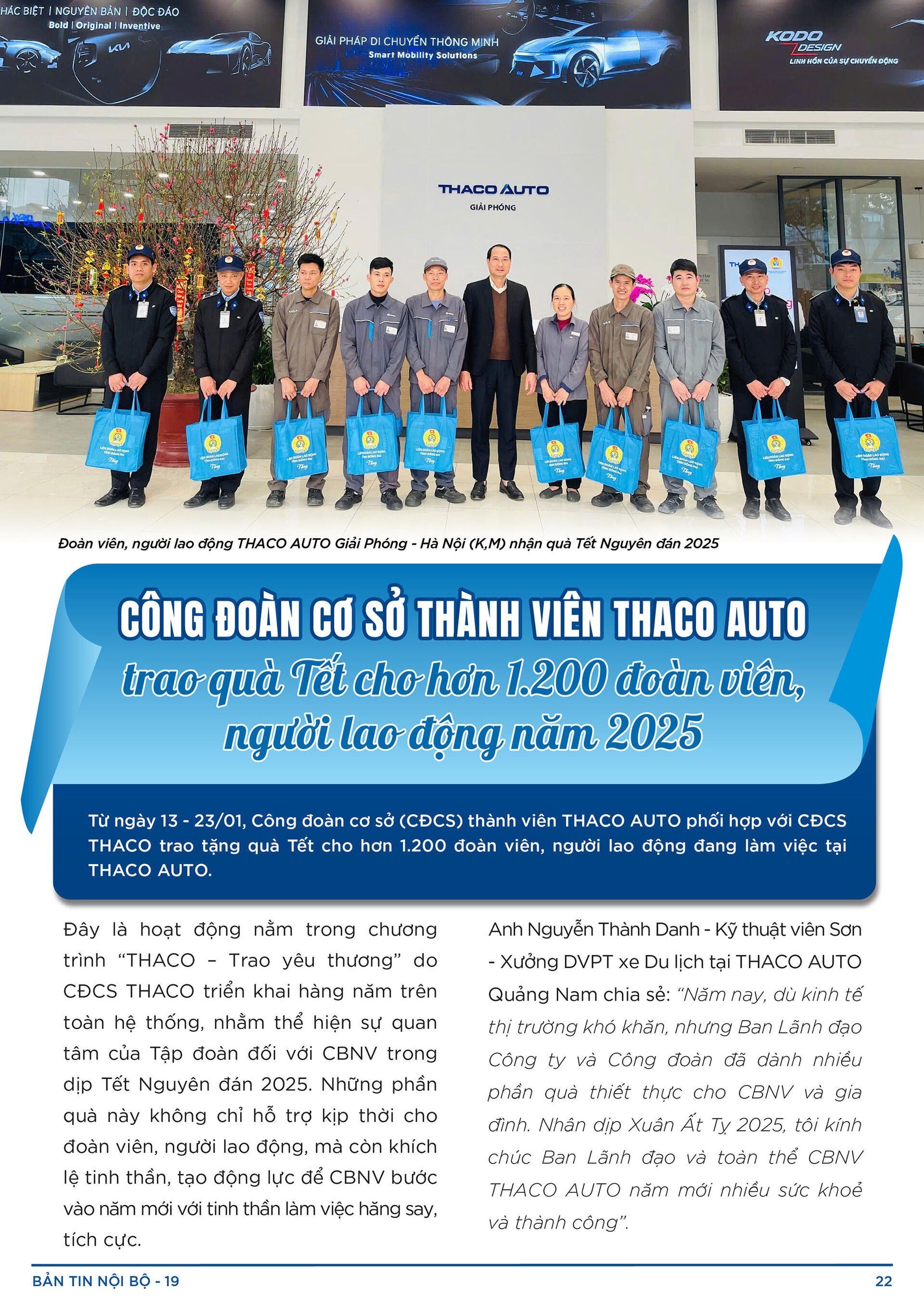 BẢN TIN NỘI BỘ SỐ 19-22