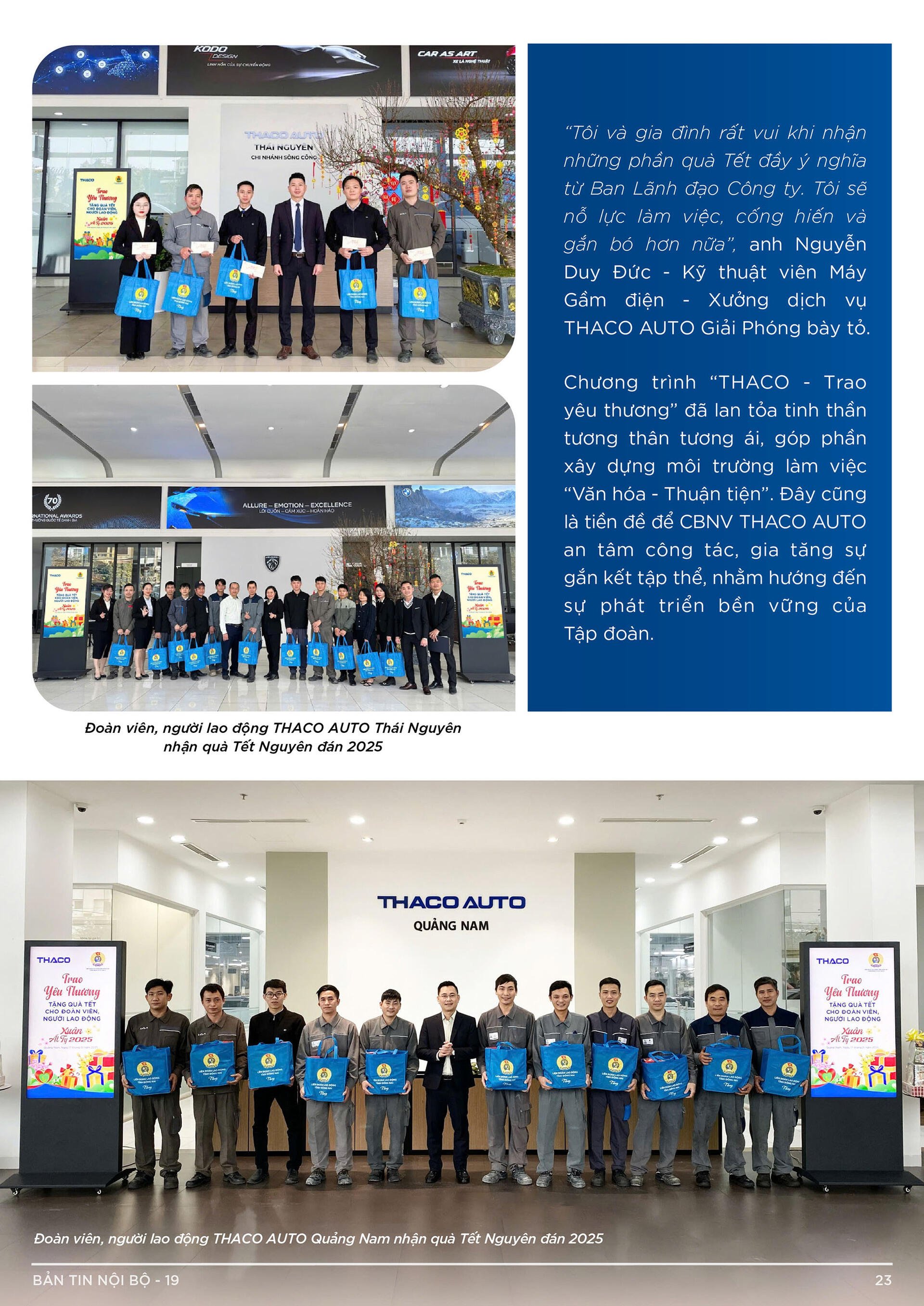 BẢN TIN NỘI BỘ SỐ 19-23