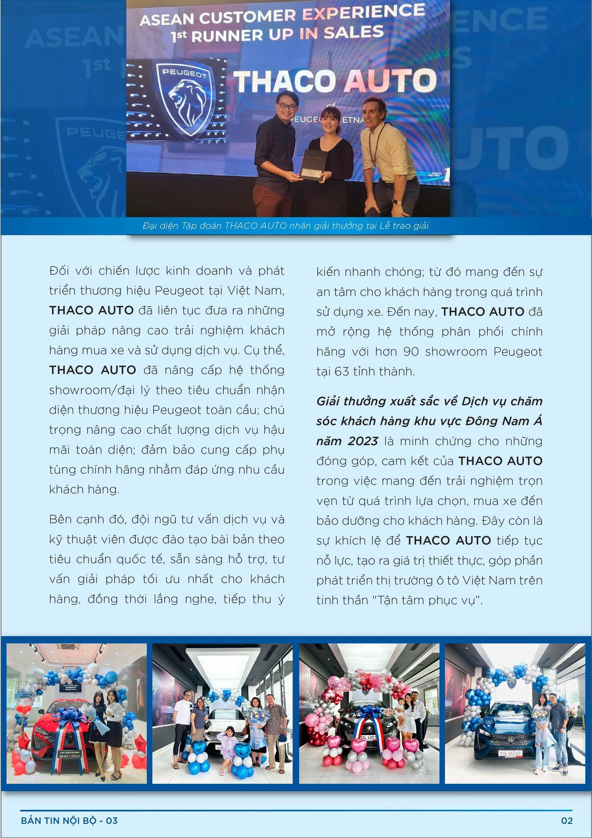 BẢN TIN NỘI BỘ SỐ 3-02