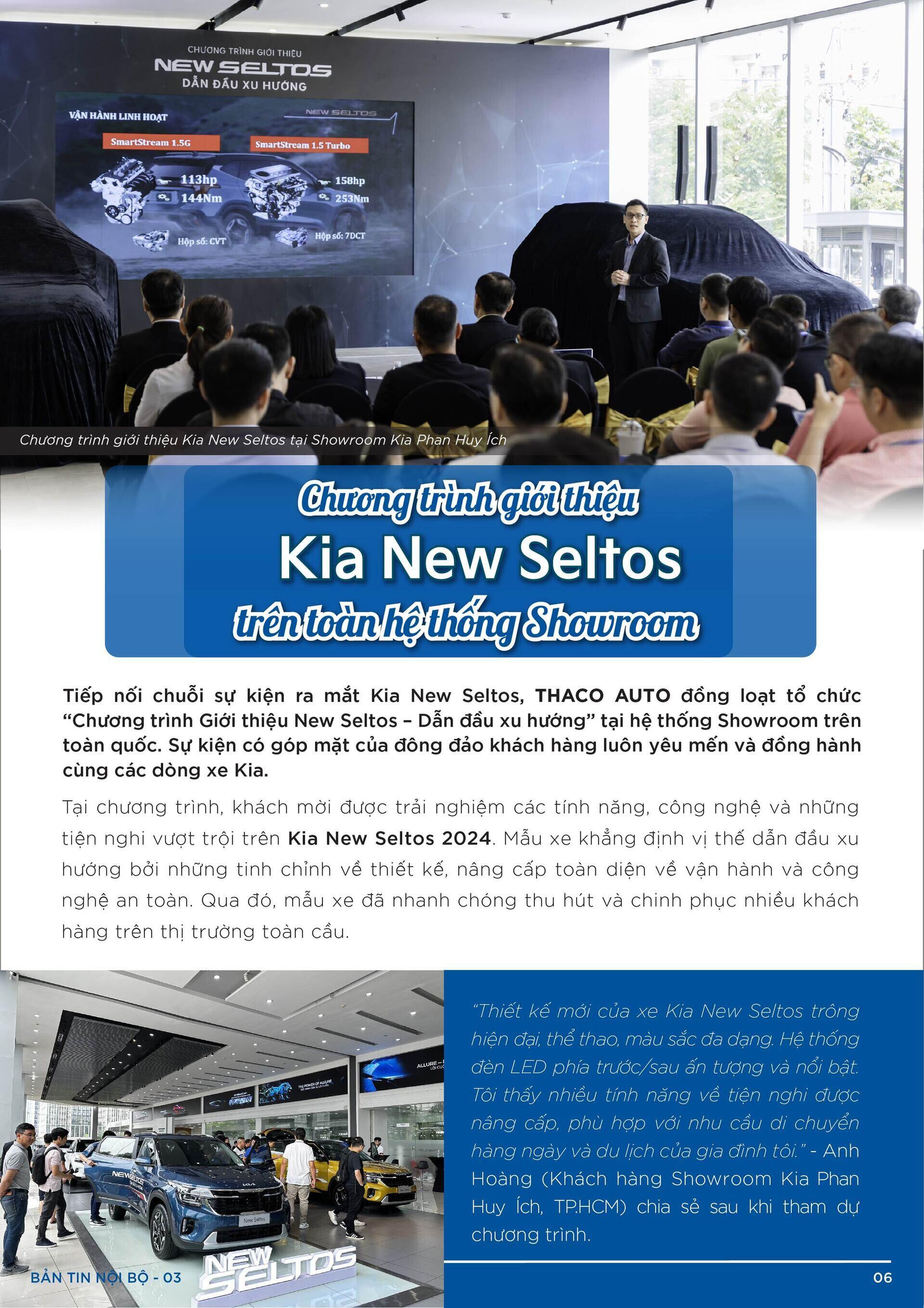 BẢN TIN NỘI BỘ SỐ 3-06