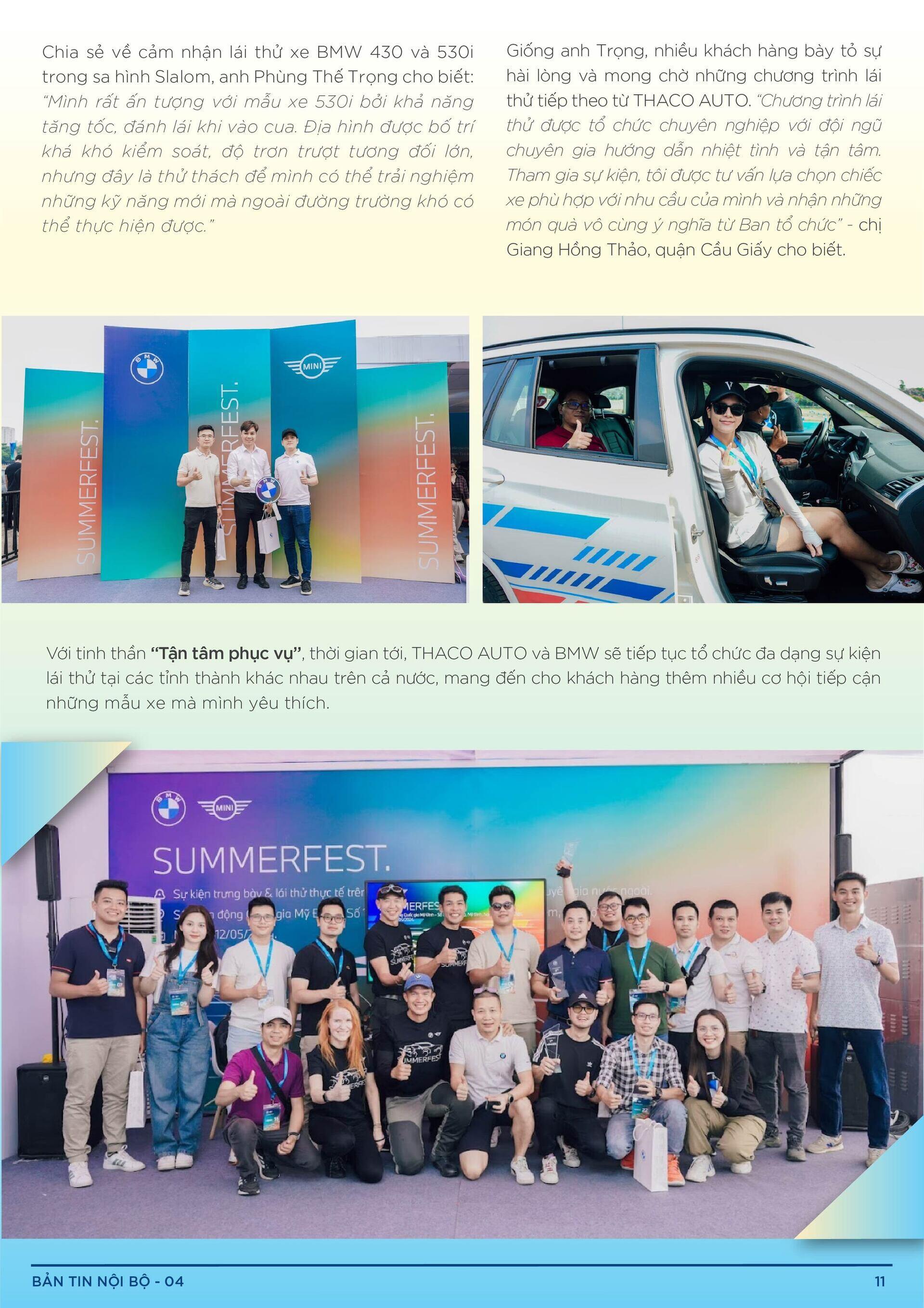 BẢN TIN NỘI BỘ SỐ 4-11