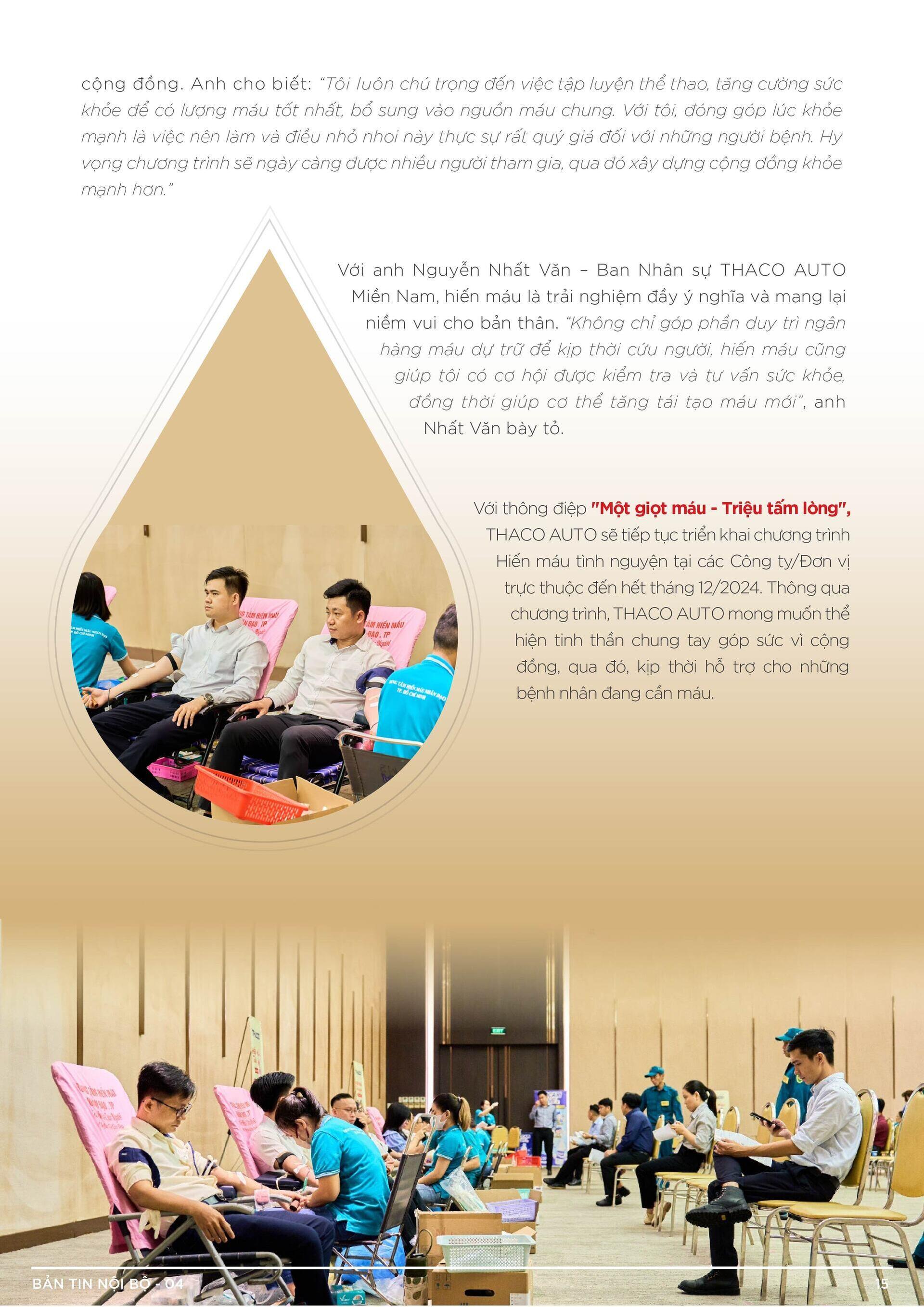 BẢN TIN NỘI BỘ SỐ 4-15