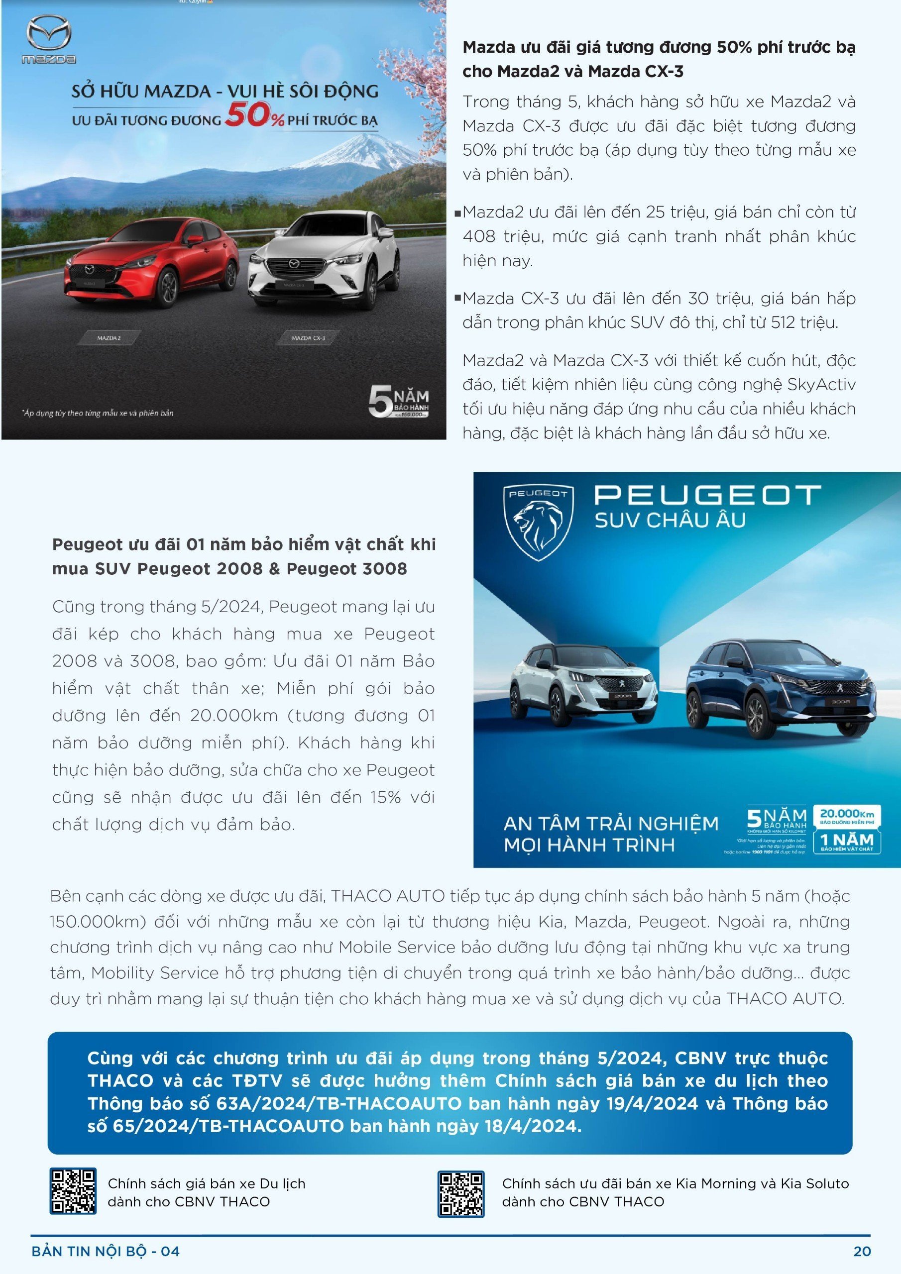 BẢN TIN NỘI BỘ SỐ 4-20