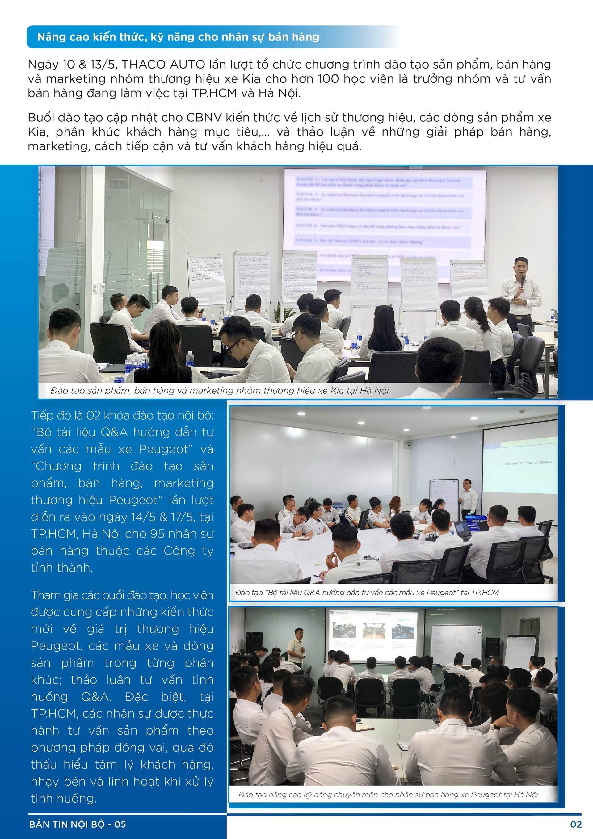 BẢN TIN NỘI BỘ SỐ 5-02