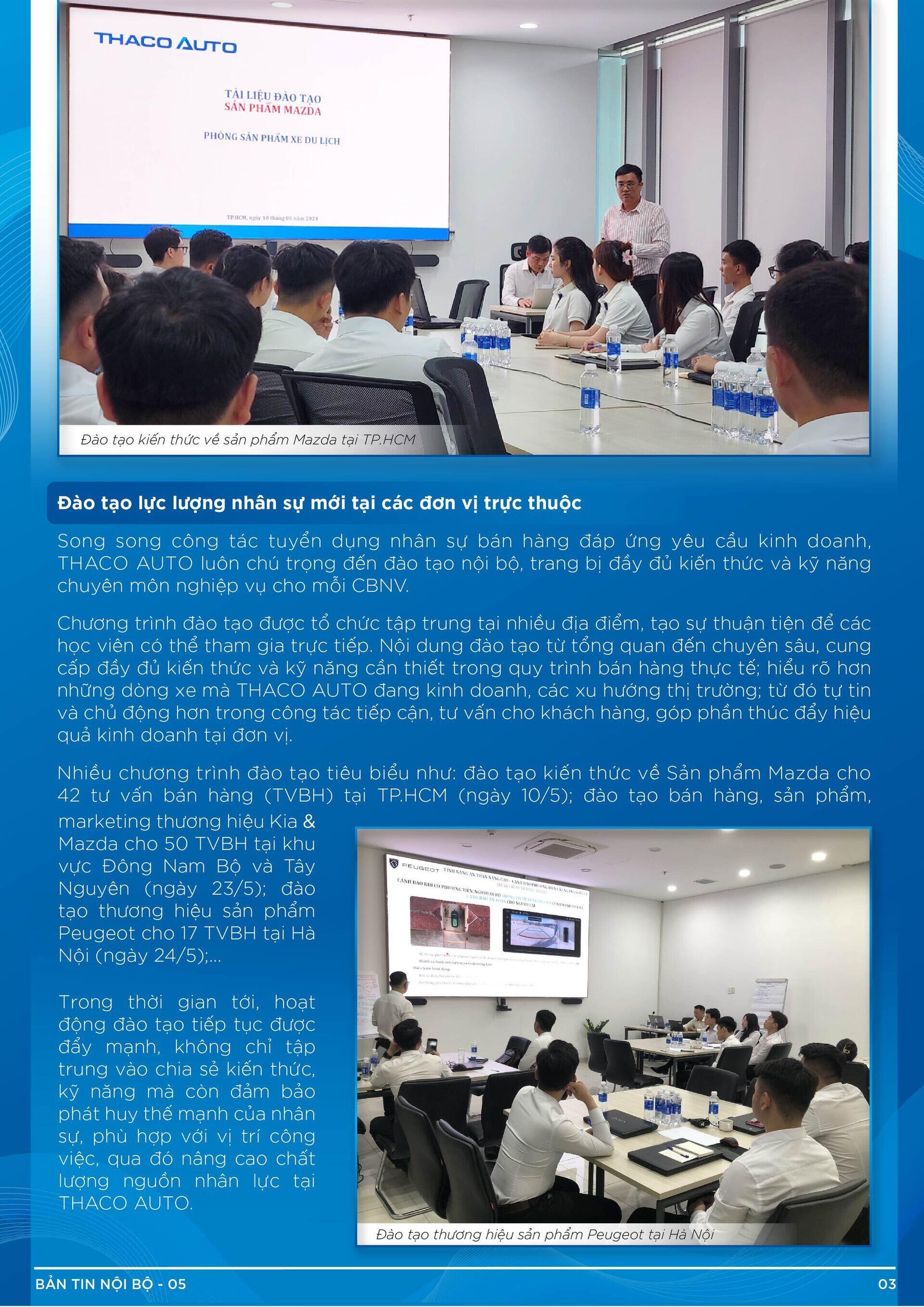 BẢN TIN NỘI BỘ SỐ 5-03