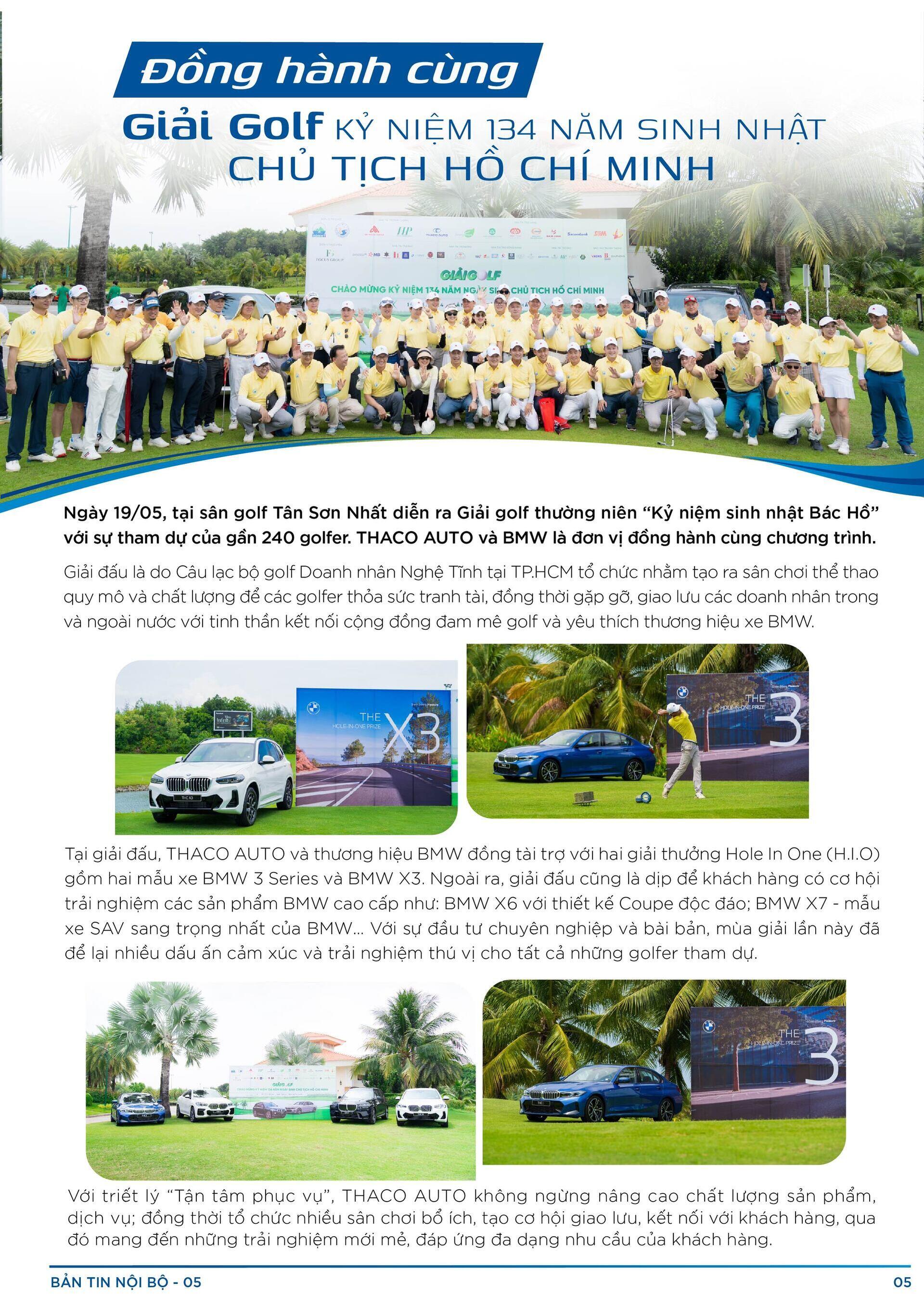 BẢN TIN NỘI BỘ SỐ 5-05