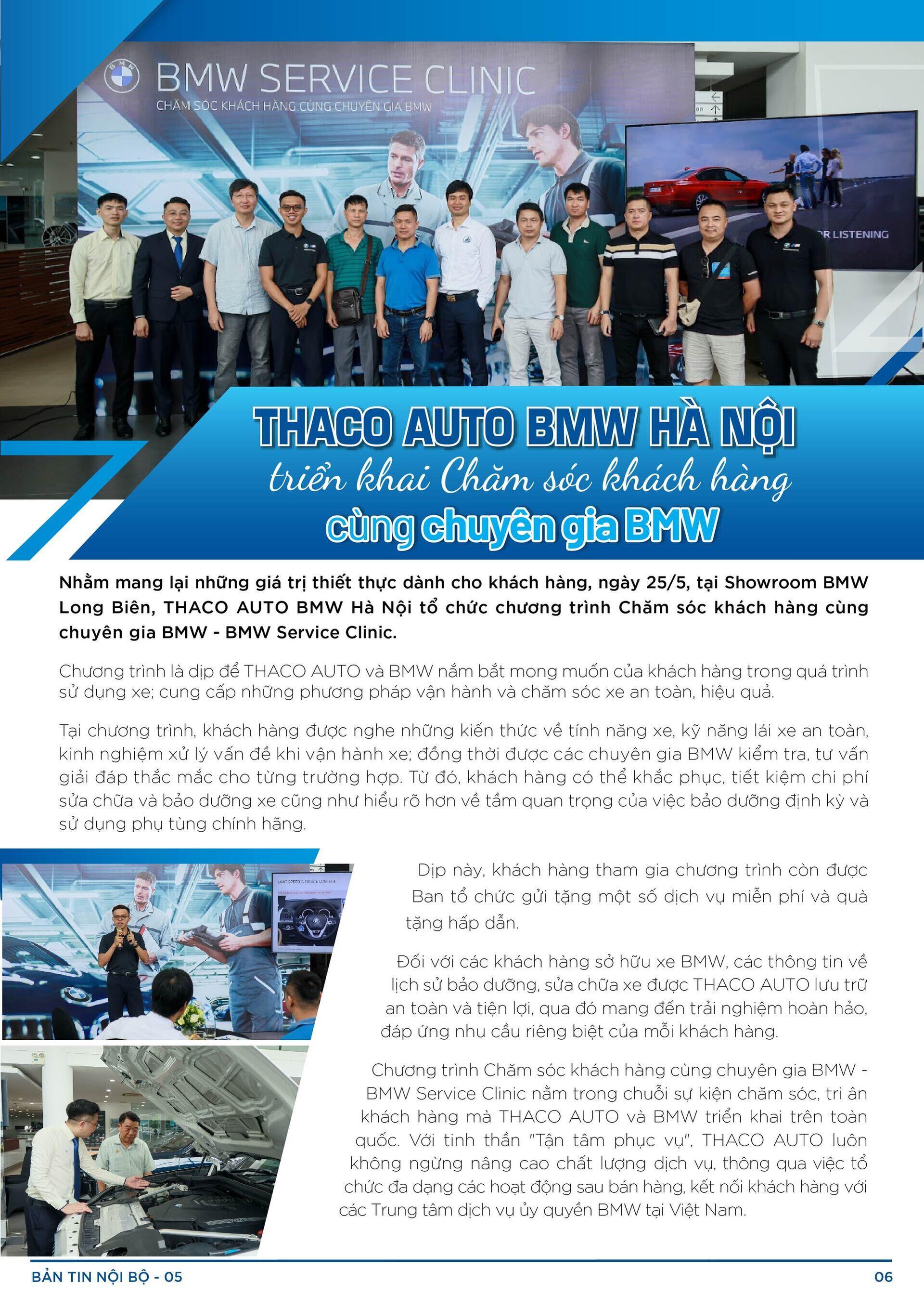 BẢN TIN NỘI BỘ SỐ 5-06