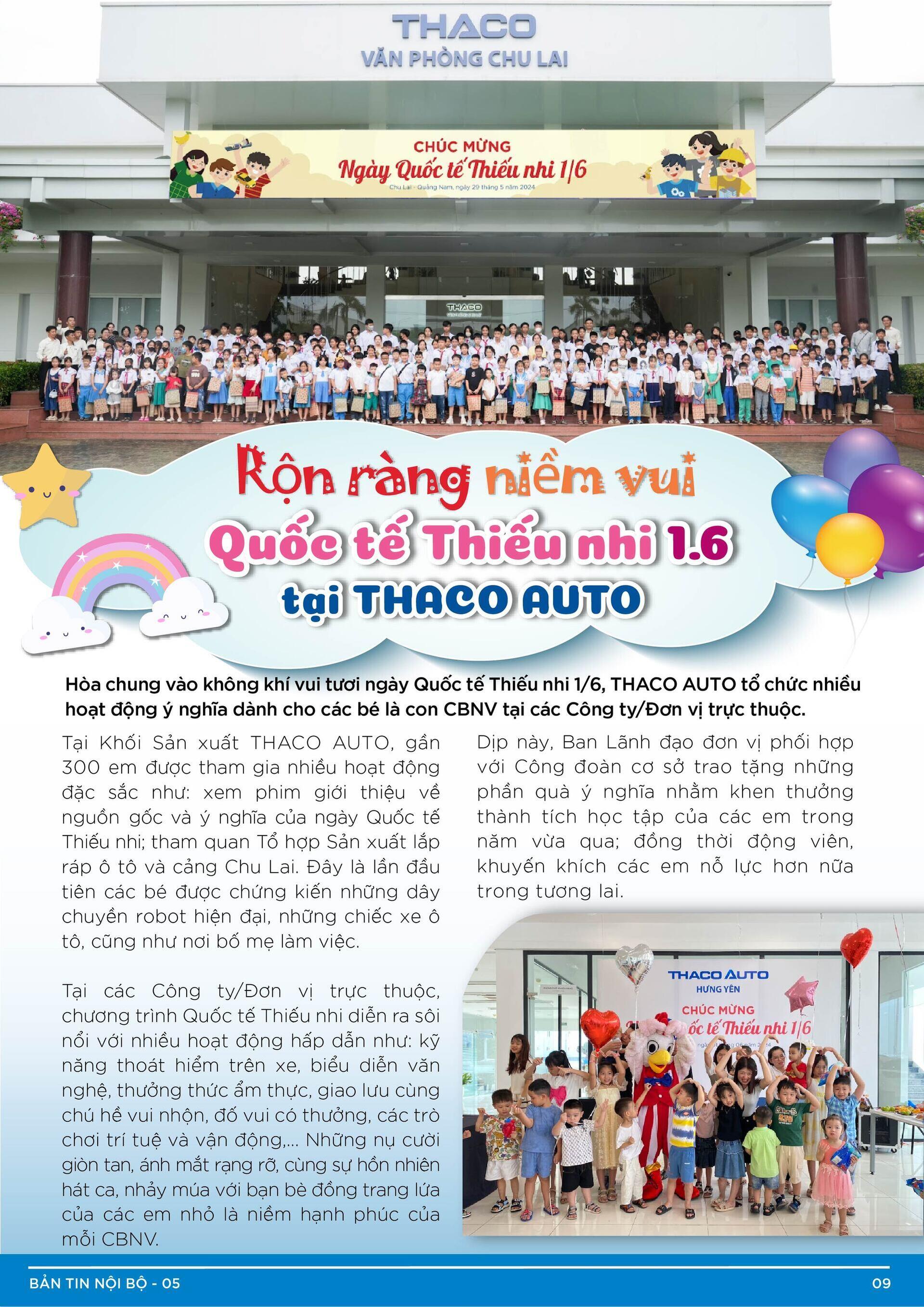 BẢN TIN NỘI BỘ SỐ 5-09