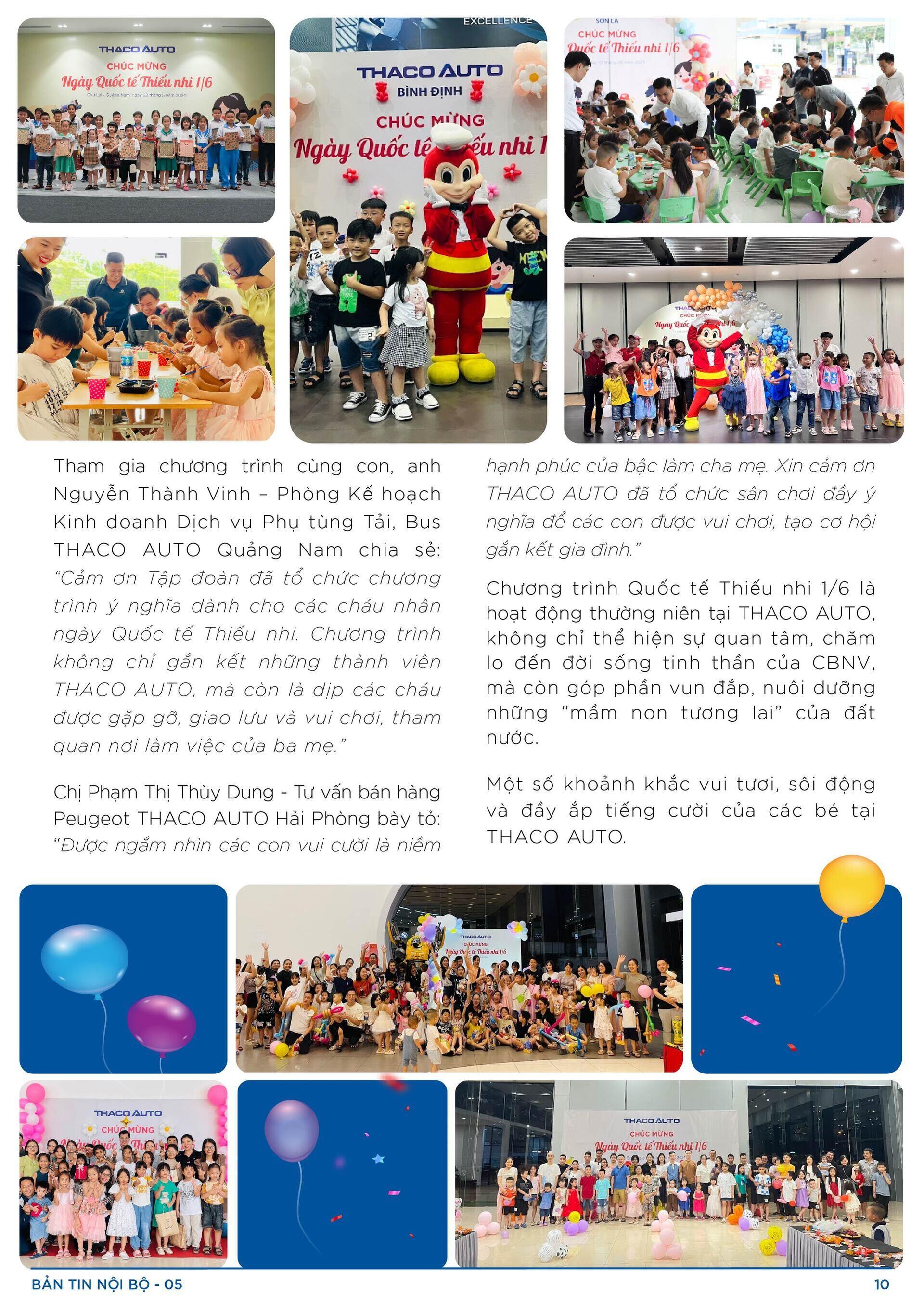 BẢN TIN NỘI BỘ SỐ 5-10