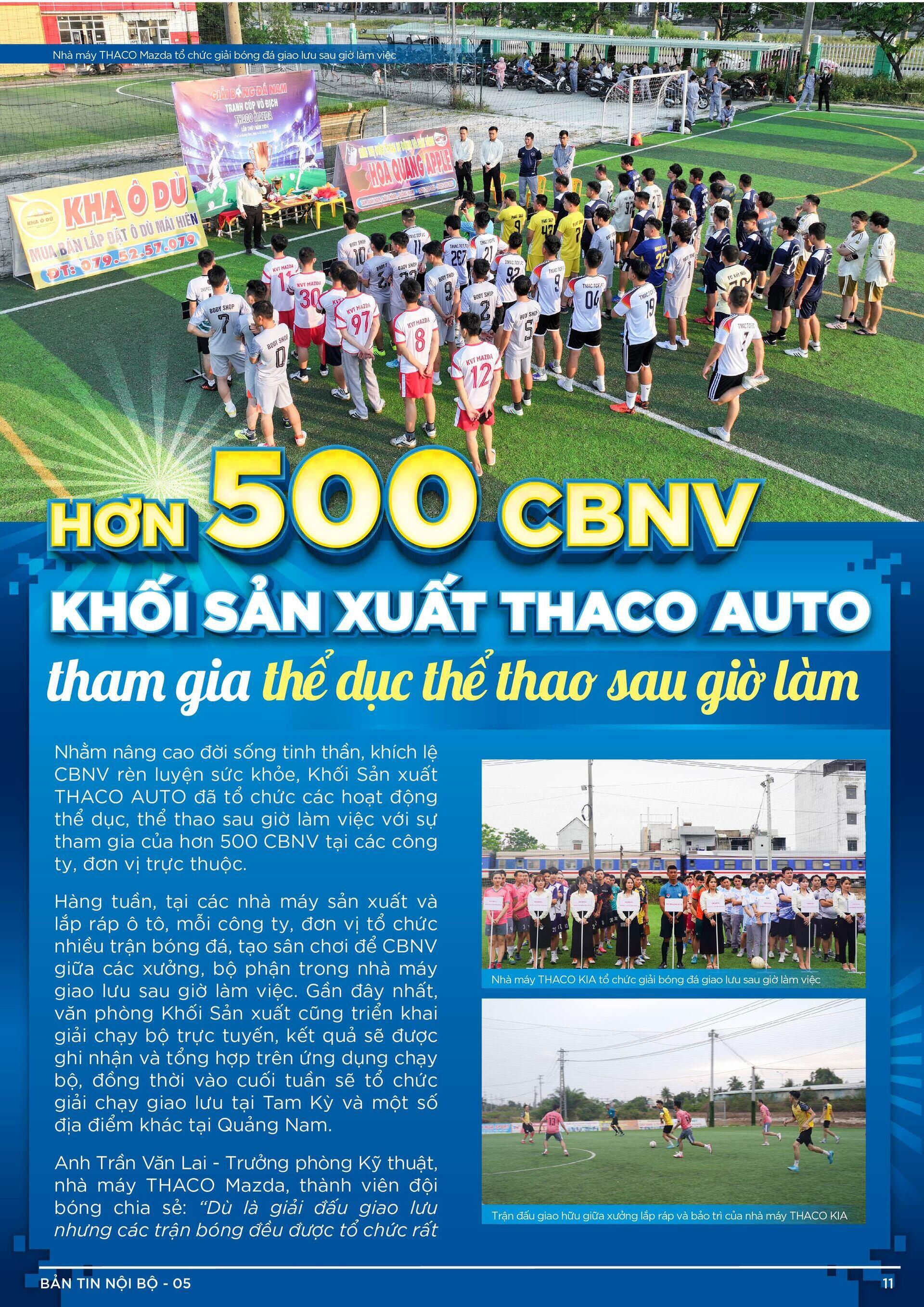 BẢN TIN NỘI BỘ SỐ 5-11