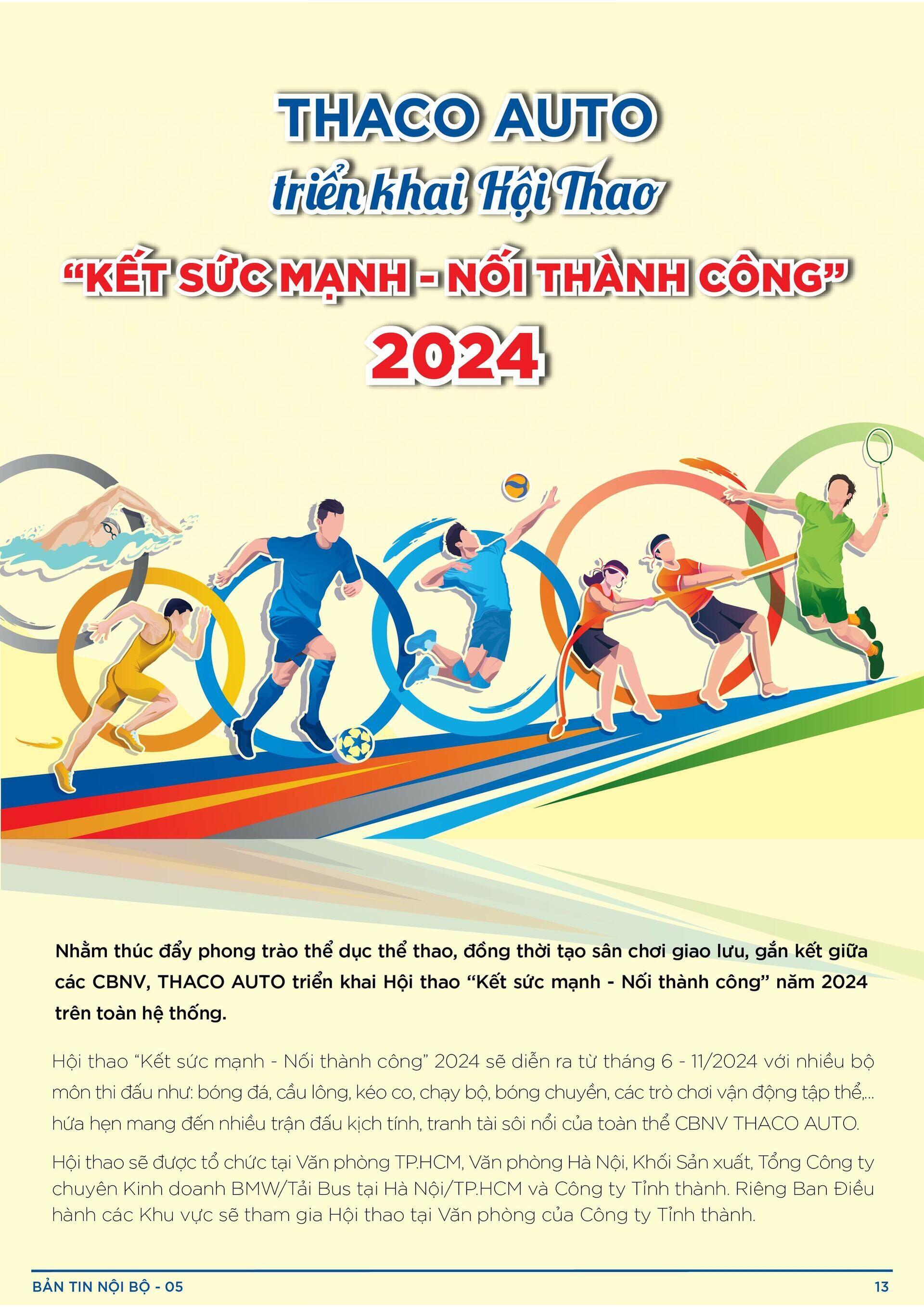 BẢN TIN NỘI BỘ SỐ 5-13