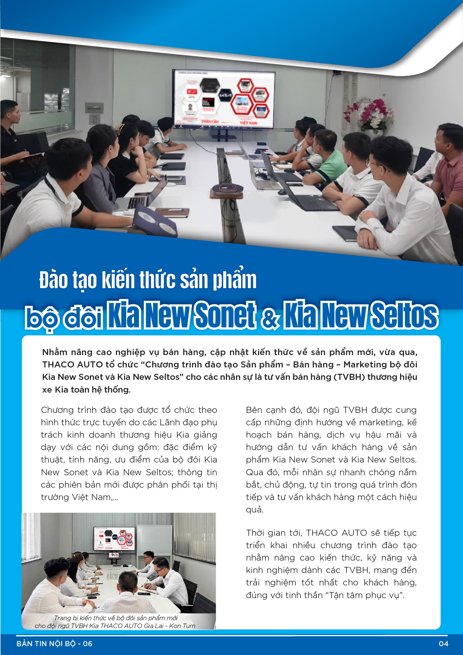 BẢN TIN NỘI BỘ SỐ 6-04