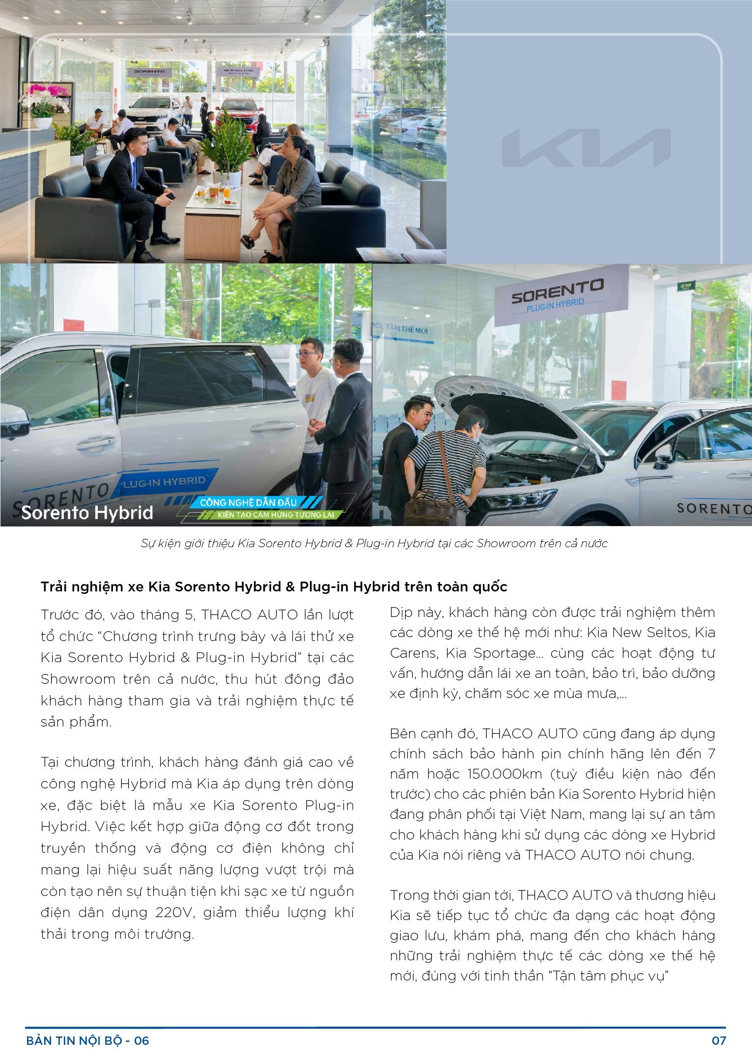 BẢN TIN NỘI BỘ SỐ 6-07