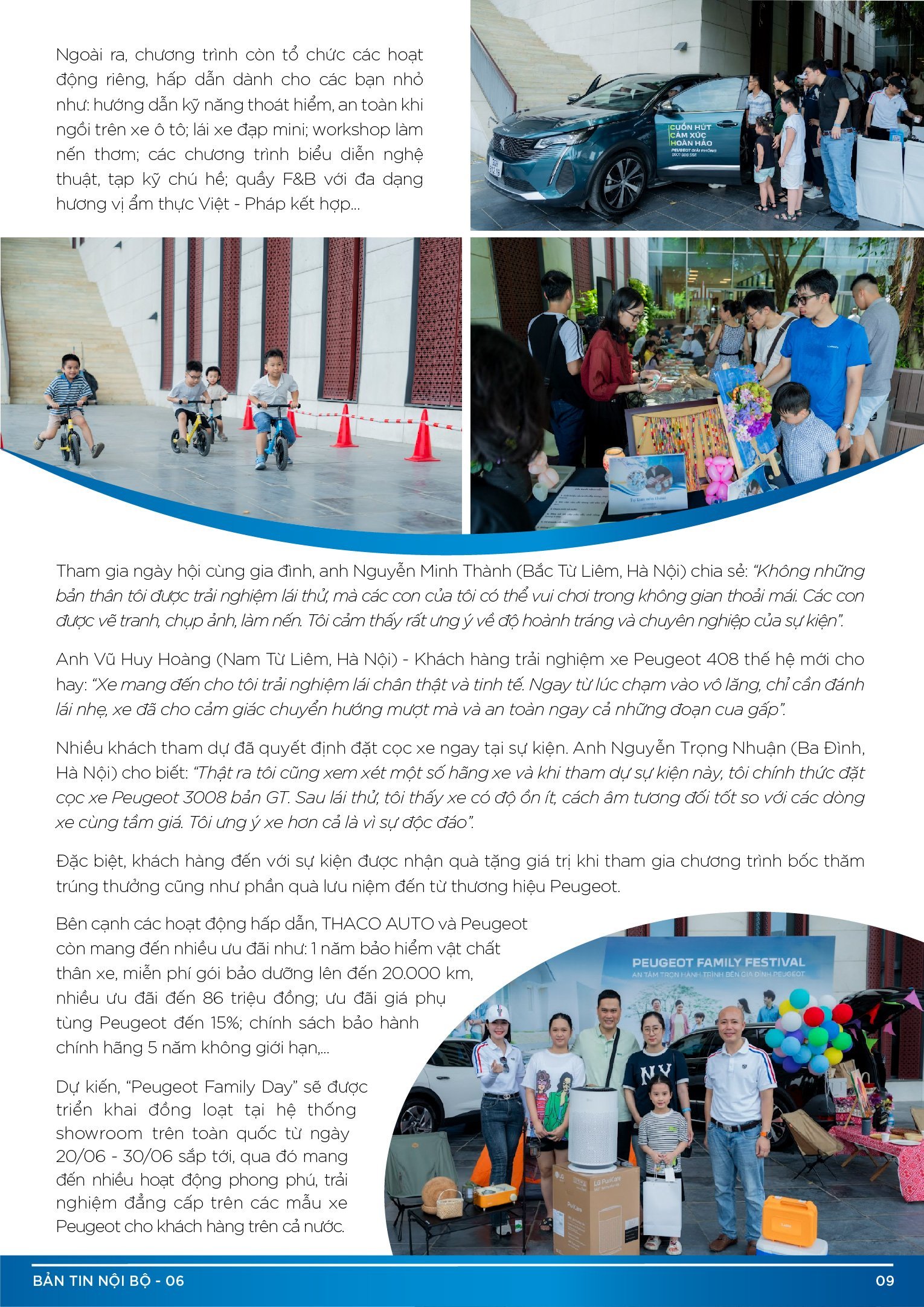 BẢN TIN NỘI BỘ SỐ 6-09