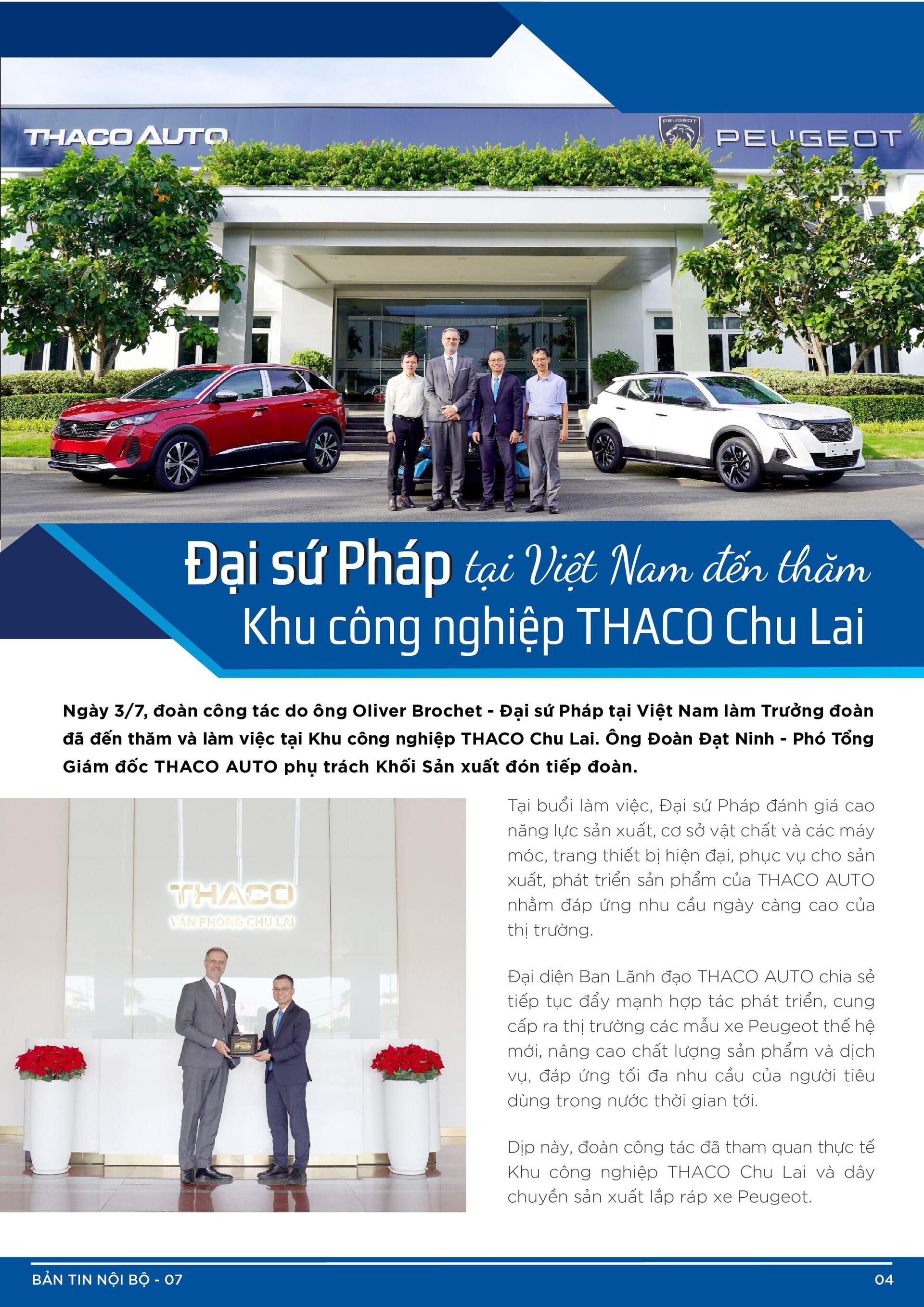 BẢN TIN NỘI BỘ SỐ 7-04