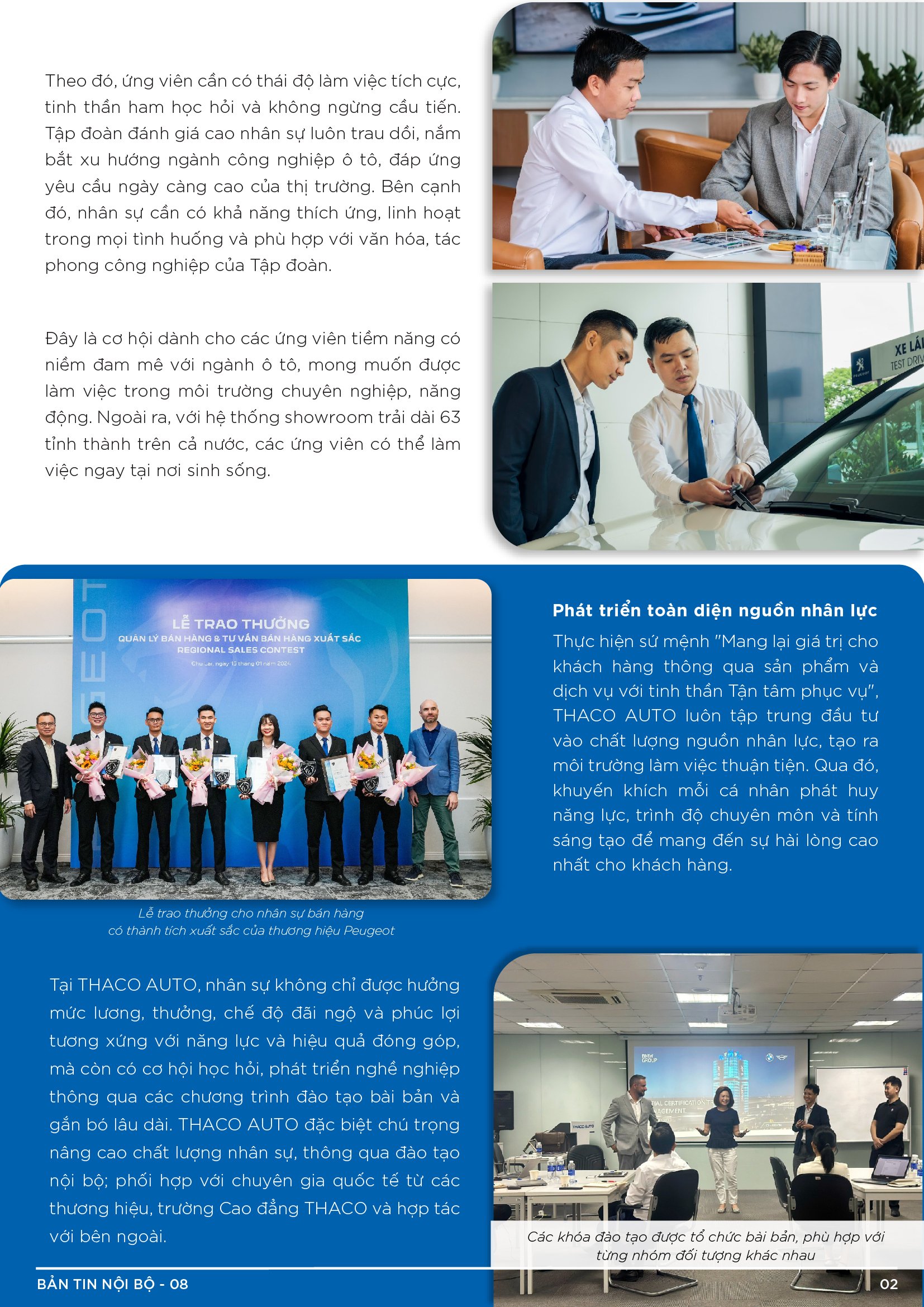 BẢN TIN NỘI BỘ SỐ 8-02