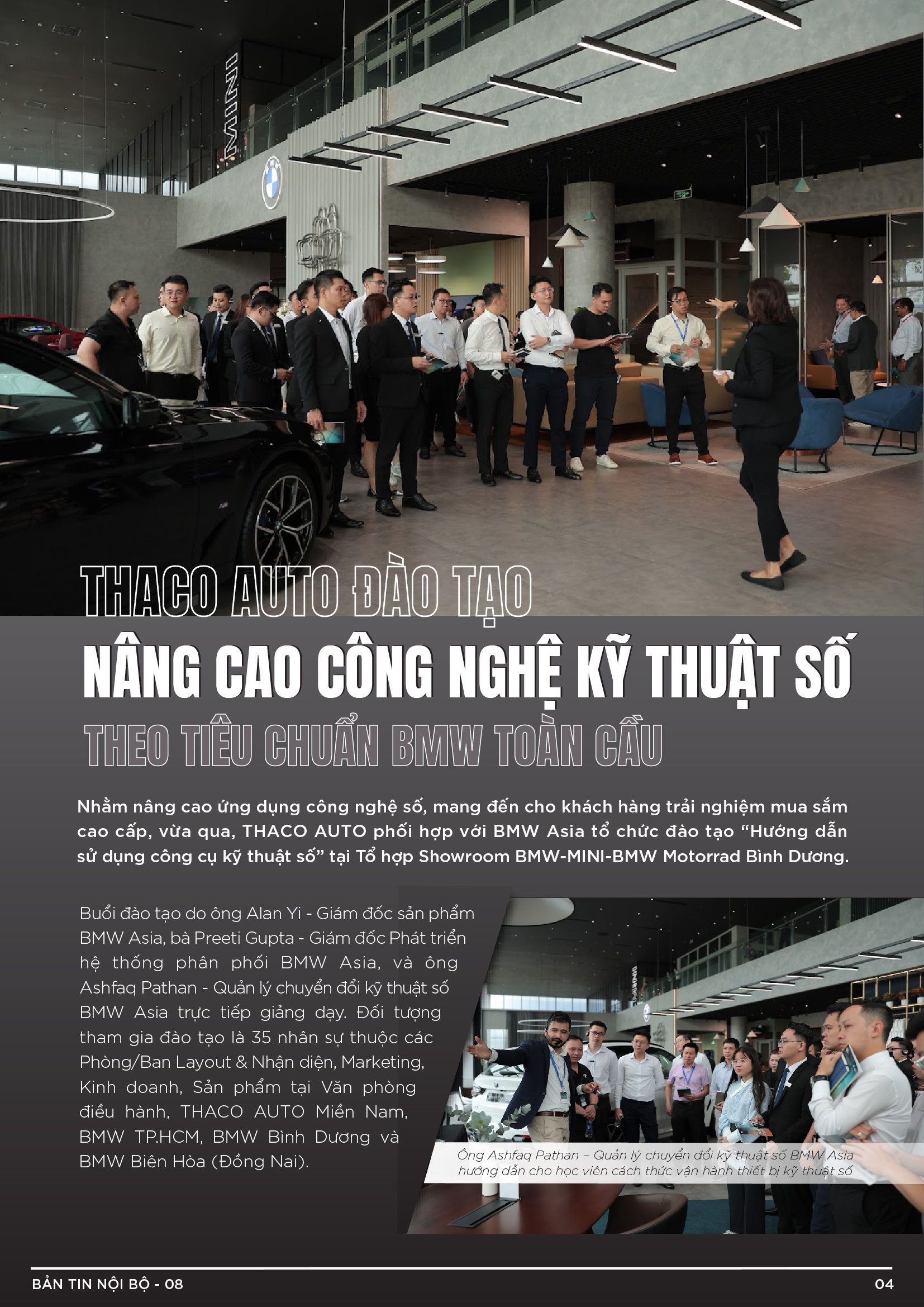 BẢN TIN NỘI BỘ SỐ 8-04