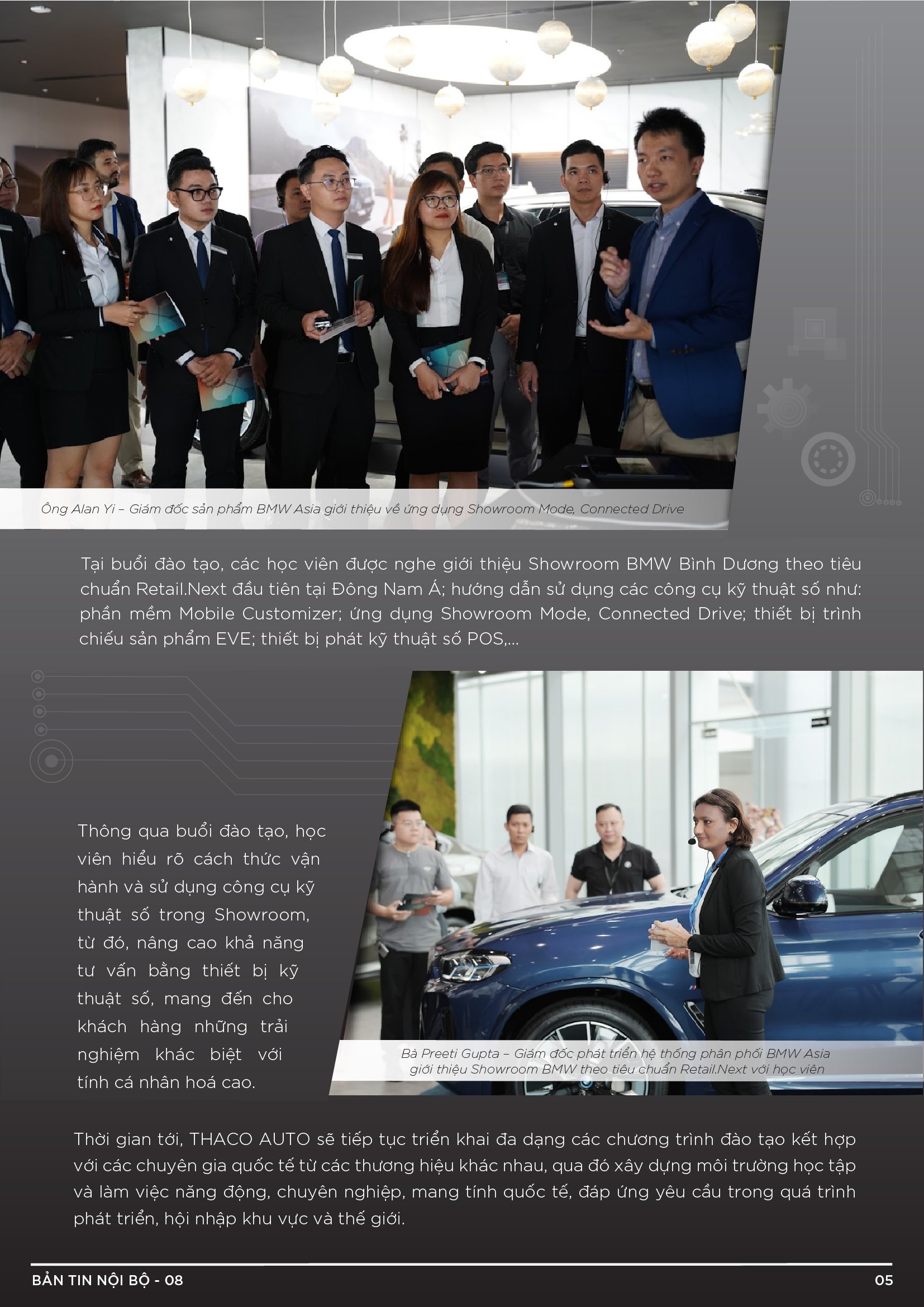 BẢN TIN NỘI BỘ SỐ 8-05