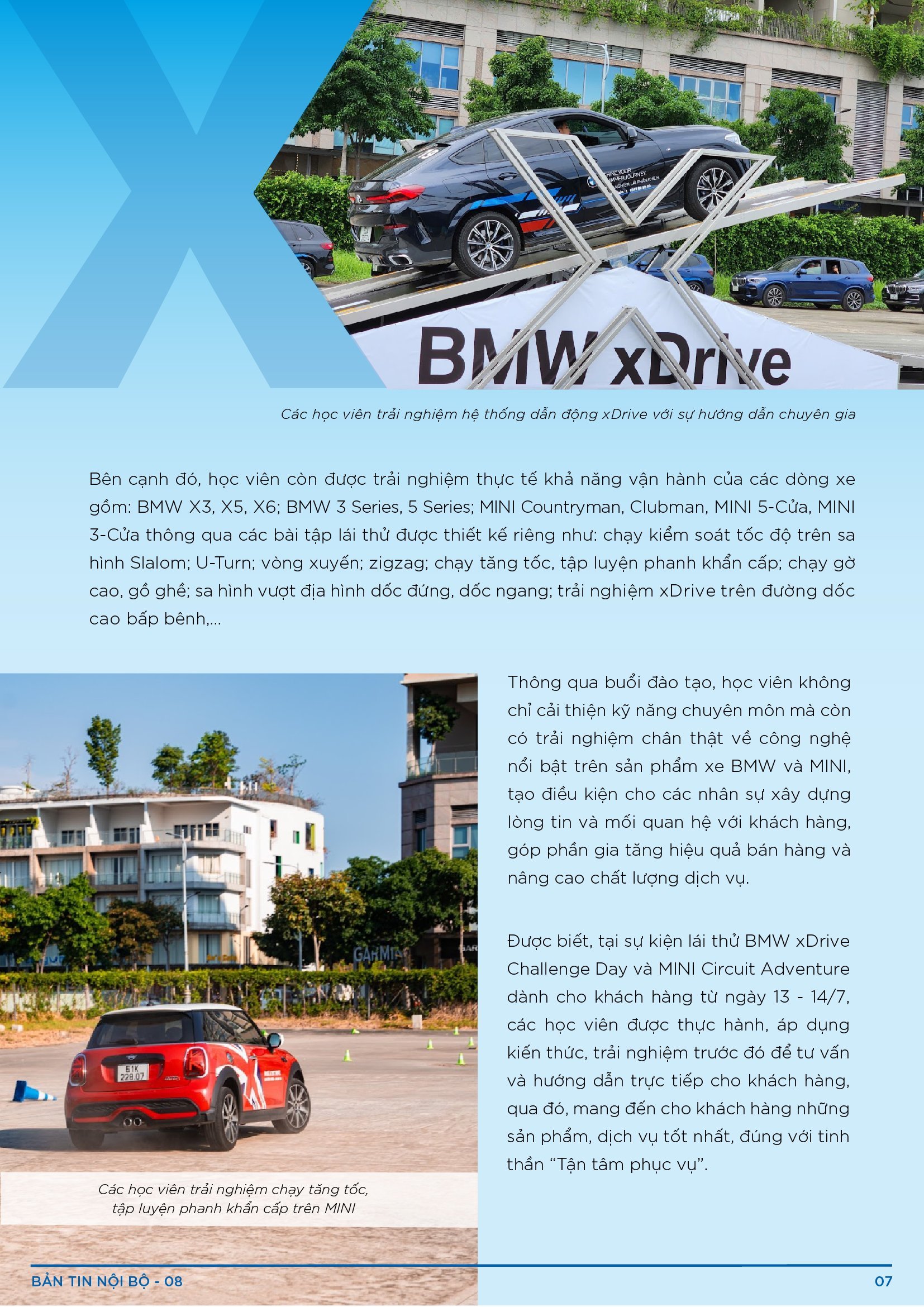 BẢN TIN NỘI BỘ SỐ 8-07