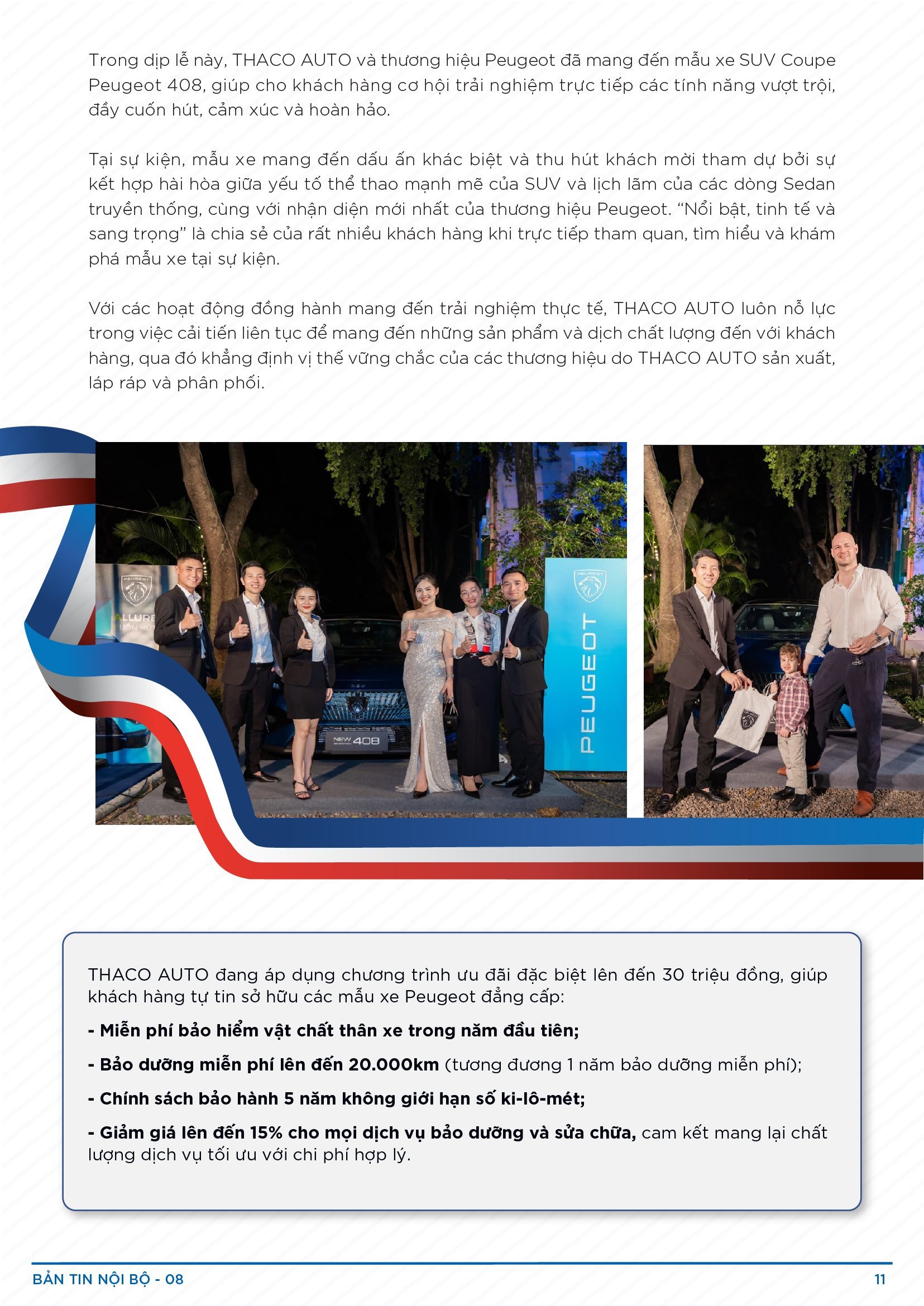 BẢN TIN NỘI BỘ SỐ 8-11