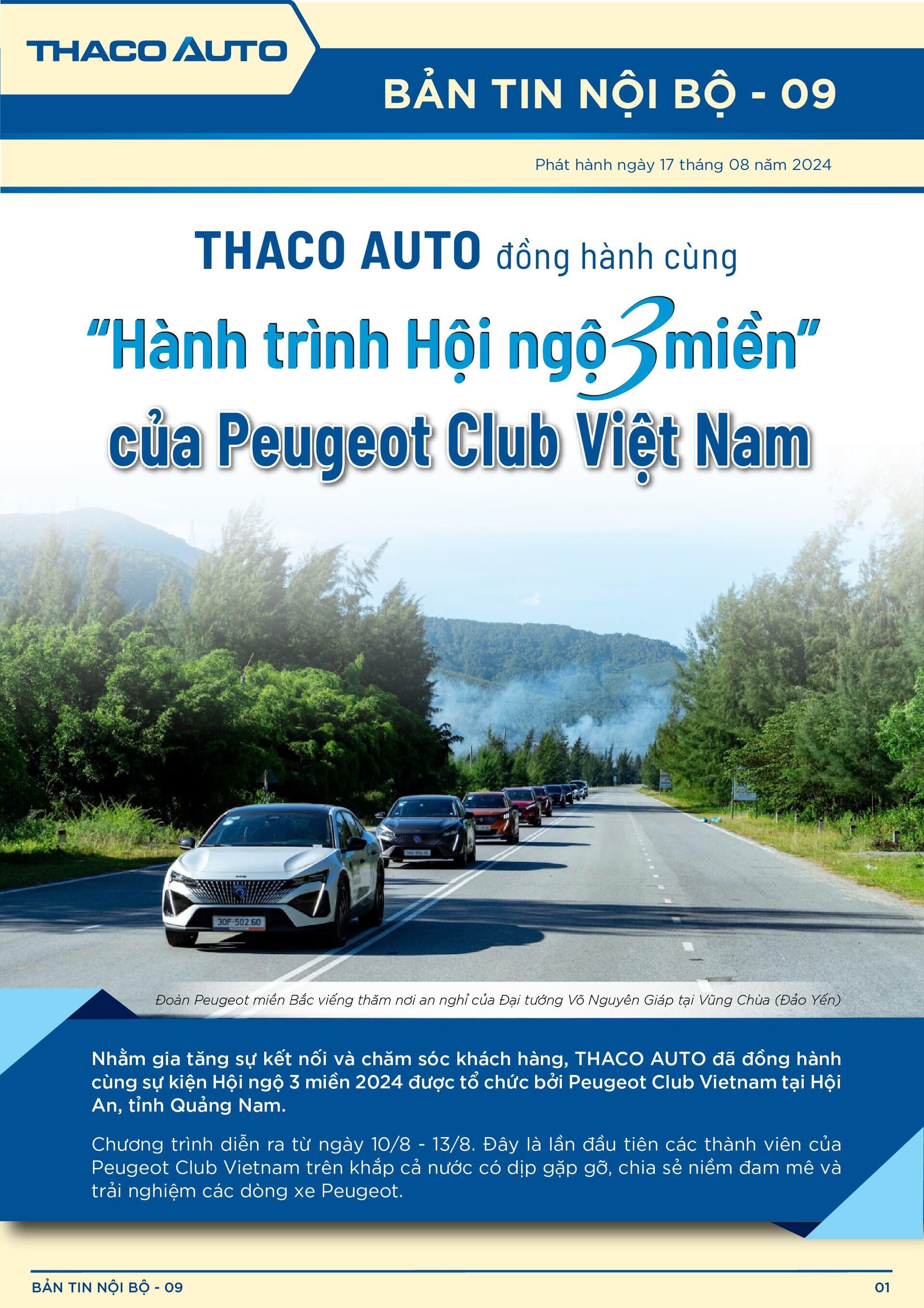 BẢN TIN NỘI BỘ SỐ 9-01