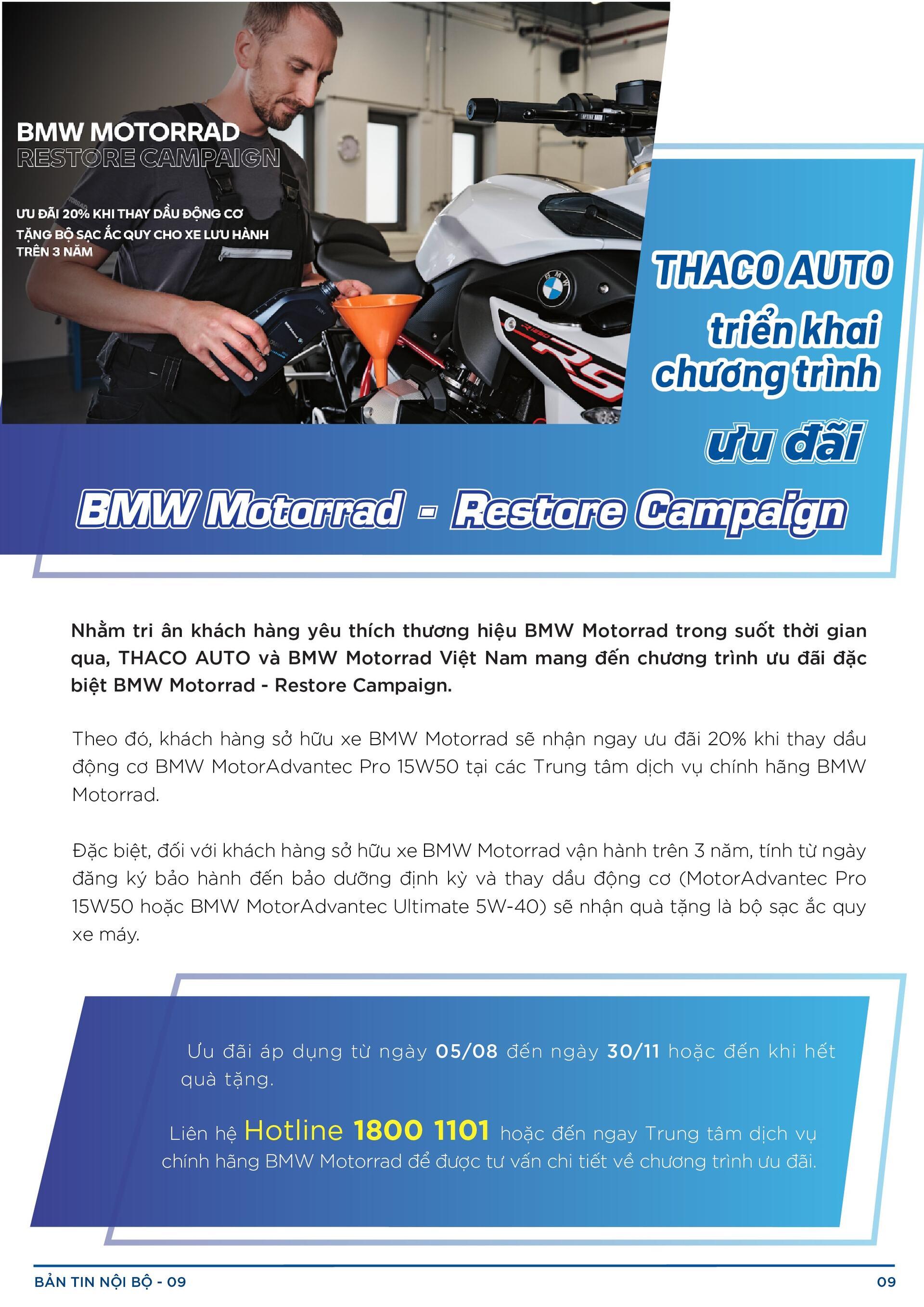 BẢN TIN NỘI BỘ SỐ 9-09