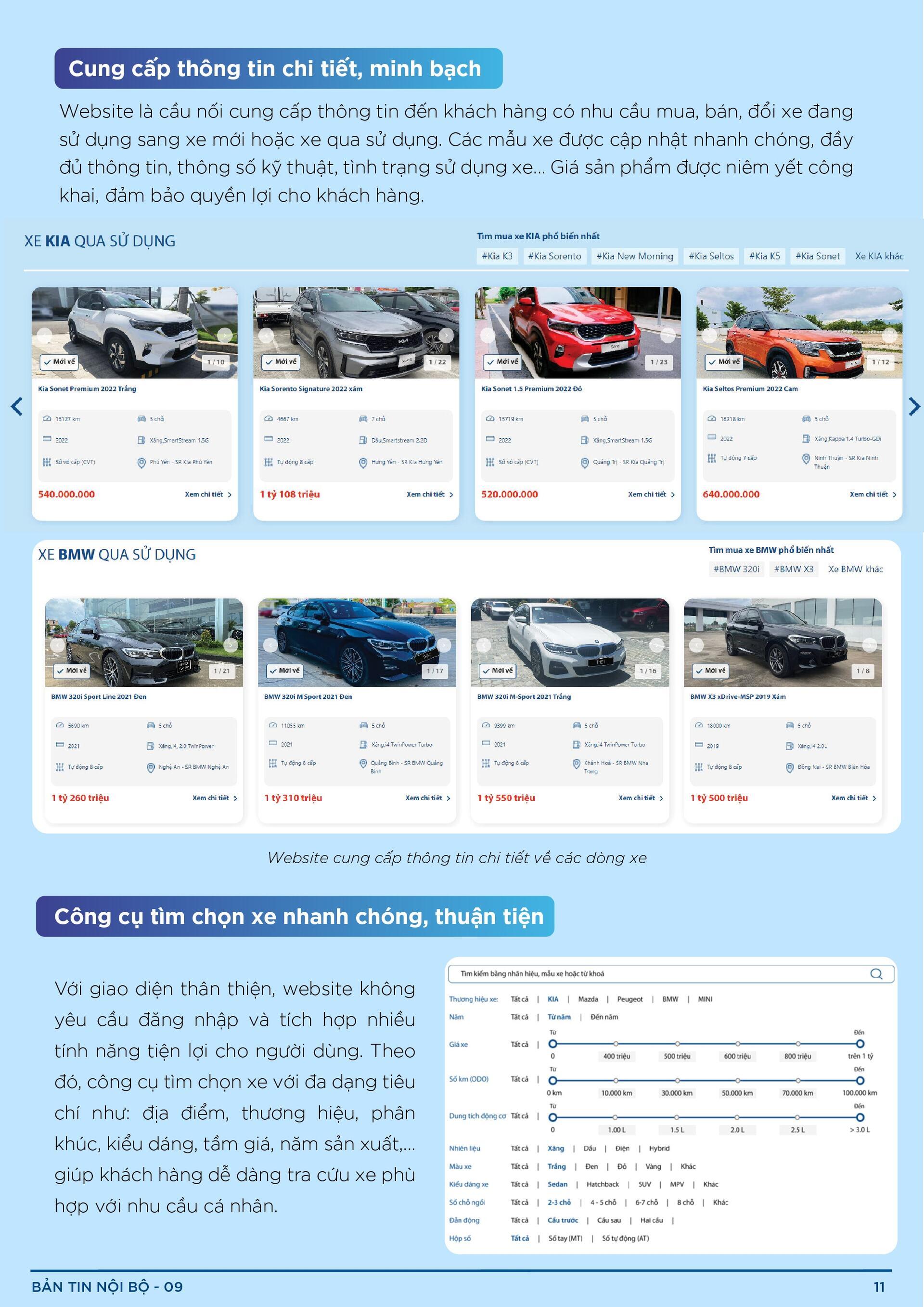 BẢN TIN NỘI BỘ SỐ 9-11