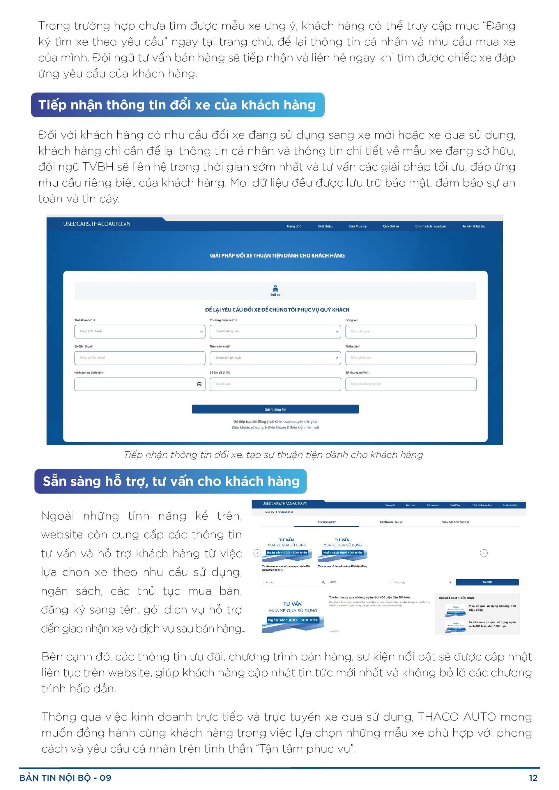 BẢN TIN NỘI BỘ SỐ 9-12