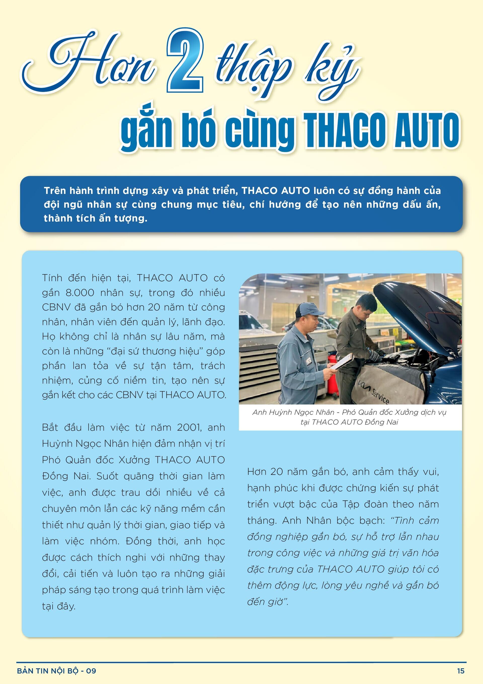 BẢN TIN NỘI BỘ SỐ 9-15