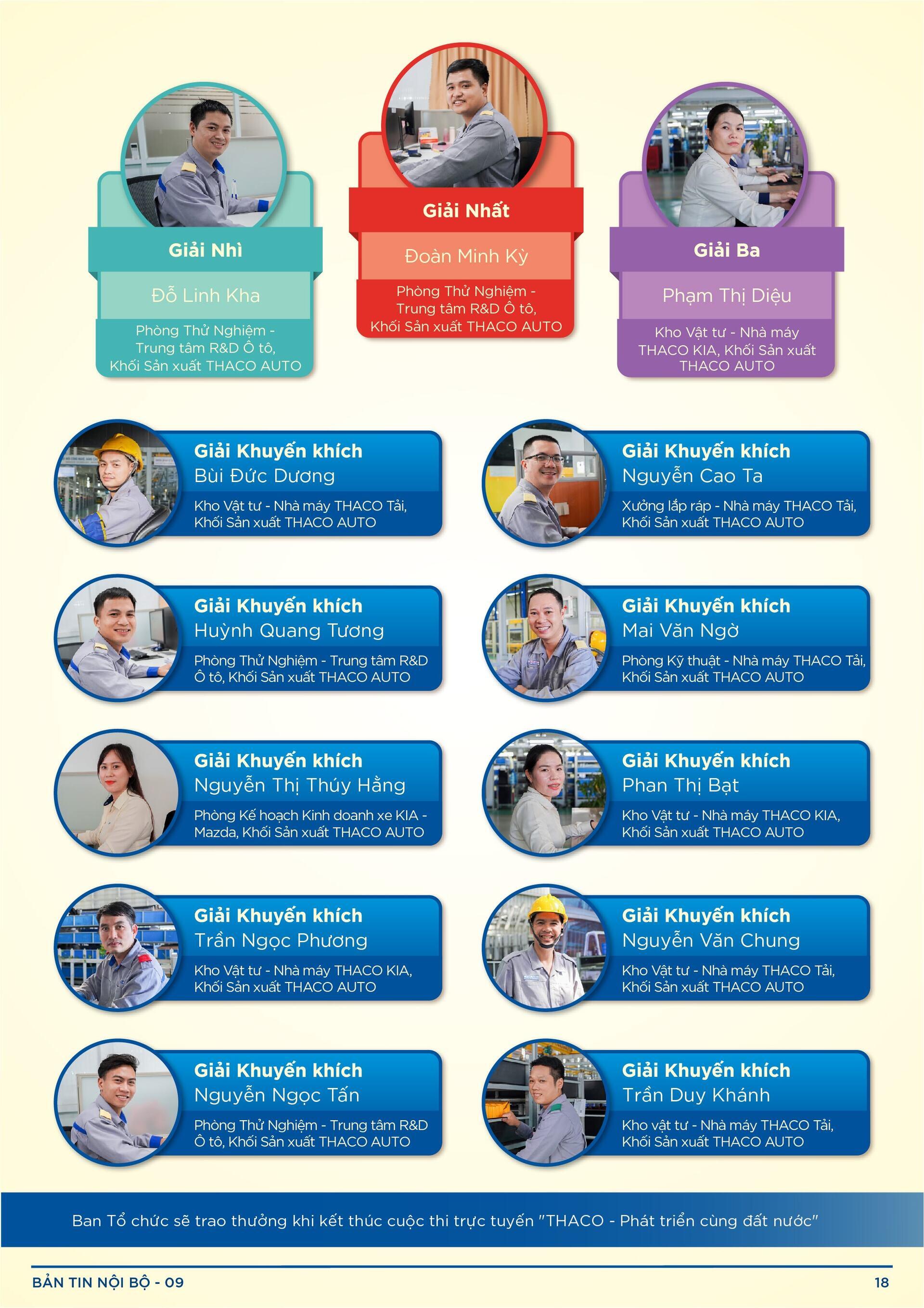 BẢN TIN NỘI BỘ SỐ 9-18