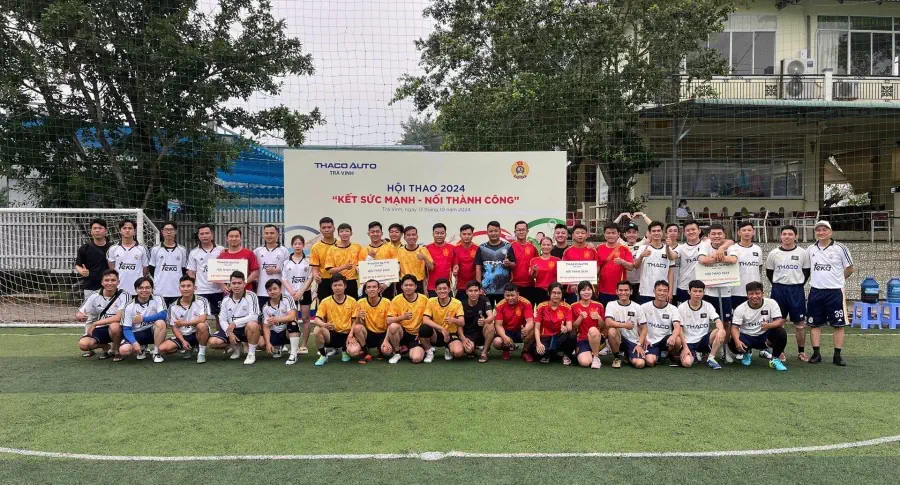 Chính thức khai mạc Hội thao “Kết sức mạnh - Nối thành công” năm 2024 tại THACO AUTO Trà Vinh