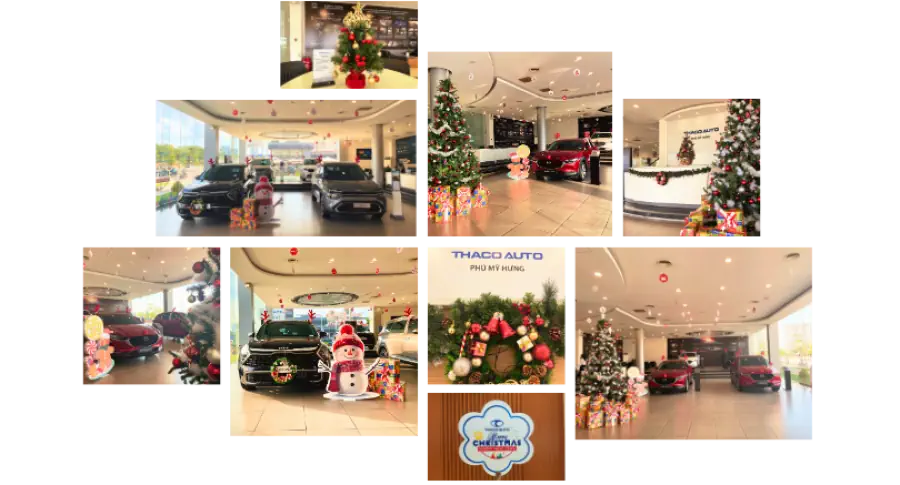 THACO AUTO Phú Mỹ Hưng “khoác áo mới” chào đón Giáng sinh 2023