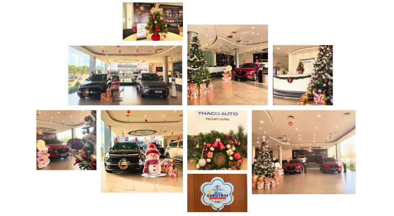 THACO AUTO Phú Mỹ Hưng “khoác áo mới” chào đón Giáng sinh 2023