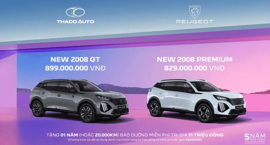 New Peugeot 2008 chính thức có mặt tại THACO AUTO Lâm Đồng
