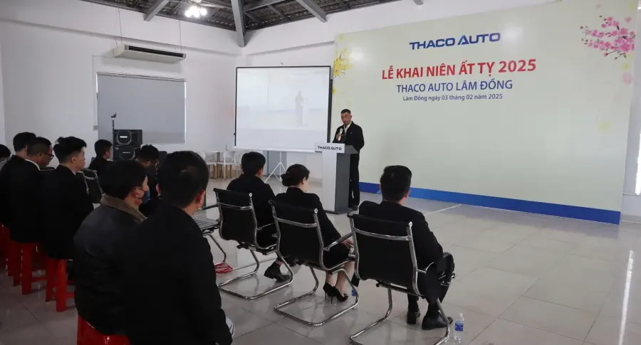 THACO AUTO Lâm Đồng tổ chức chương trình Lễ Khai niên Ất Tỵ 2025