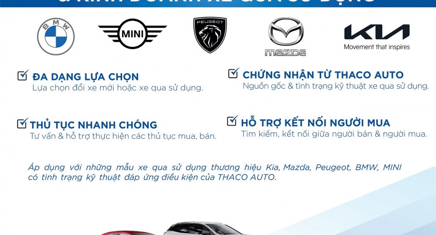 THACO AUTO ĐÀ NẴNG - GIẢI PHÁP ĐỔI XE & KINH DOANH XE QUA SỬ DỤNG