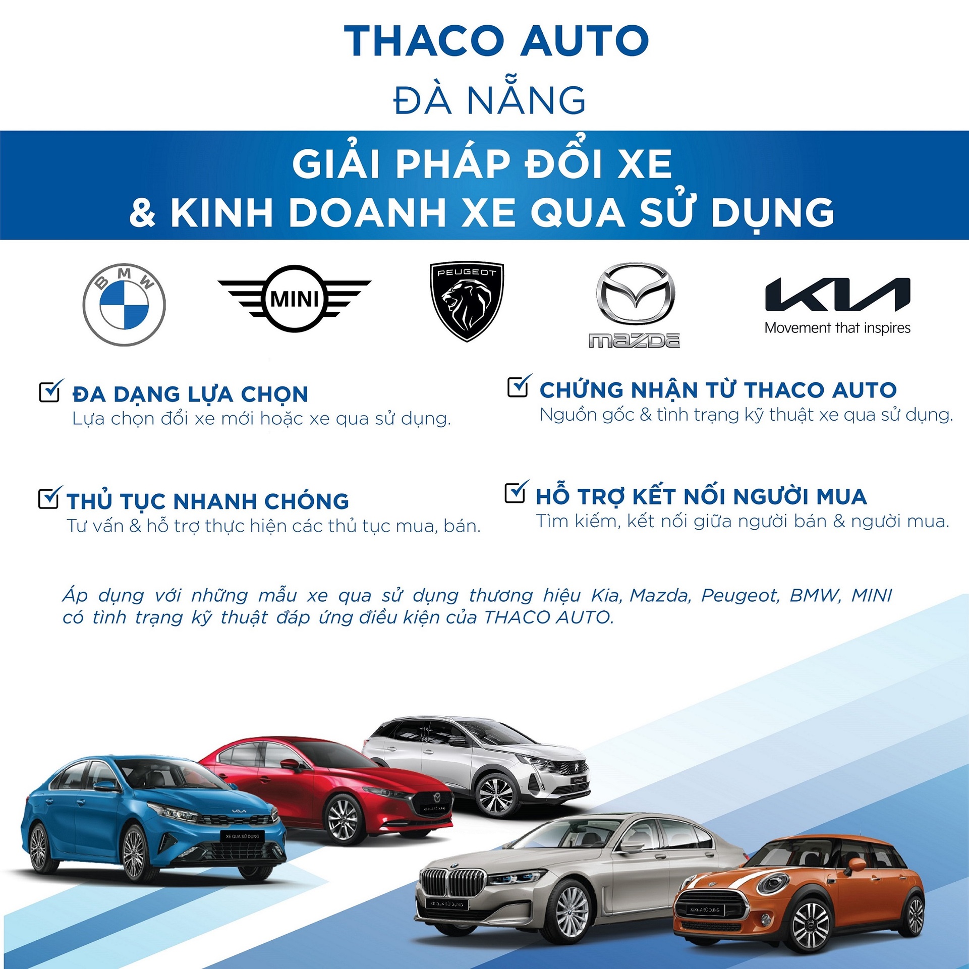 THACO AUTO ĐÀ NẴNG - GIẢI PHÁP ĐỔI XE & KINH DOANH XE QUA SỬ DỤNG