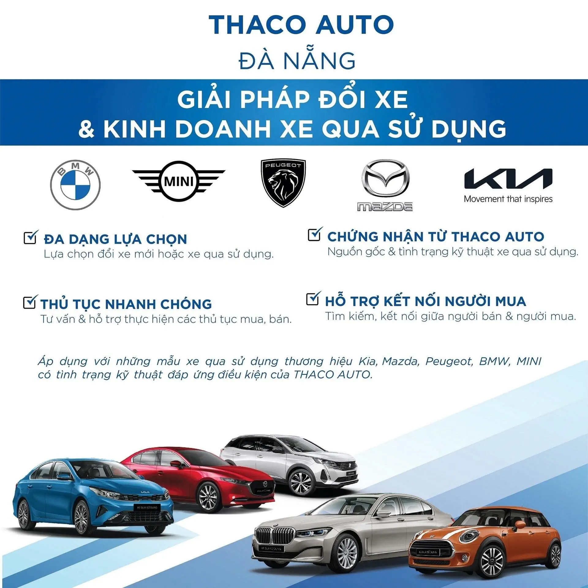 THACO AUTO ĐÀ NẴNG - GIẢI PHÁP ĐỔI XE & KINH DOANH XE QUA SỬ DỤNG
