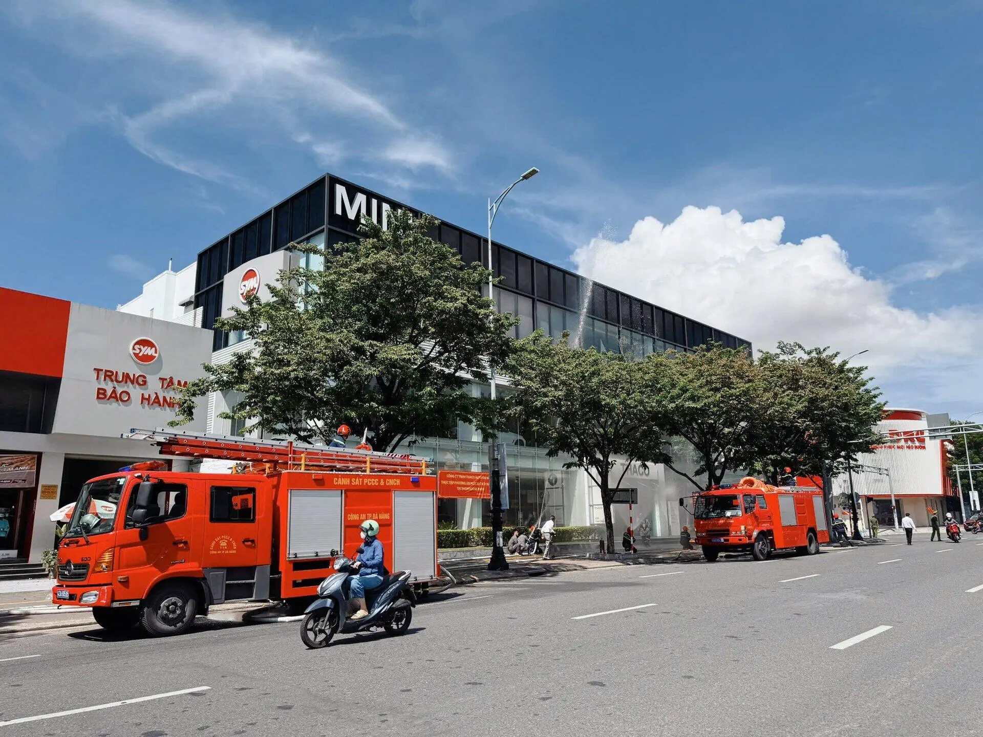 Diễn tập PCCC tại Showroom BMW Đà Nẵng