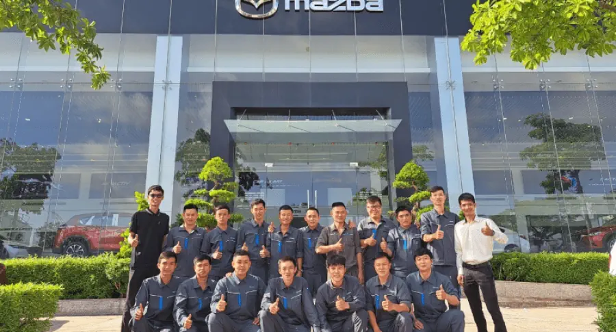 THACO AUTO Đà Nẵng nâng cao tay nghề cho đội ngũ kỹ thuật với khóa đào tạo chứng chỉ thương hiệu Mazda Master - Level 2