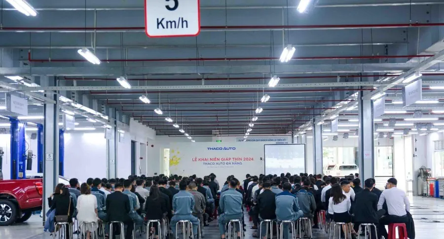 THACO AUTO Đà Nẵng tổ chức Chương trình Lễ Khai niên Giáp Thìn 2024 với khí thế quyết tâm, nỗ lực phấn đấu cho mục tiêu mới